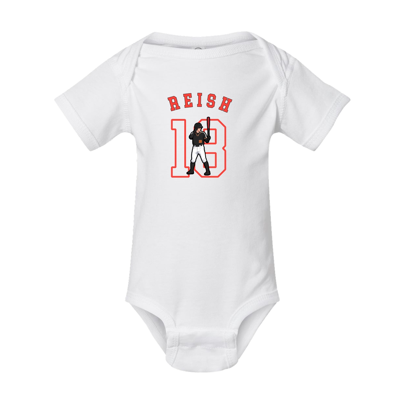 Baby Onesie — Shirsey Arch in White