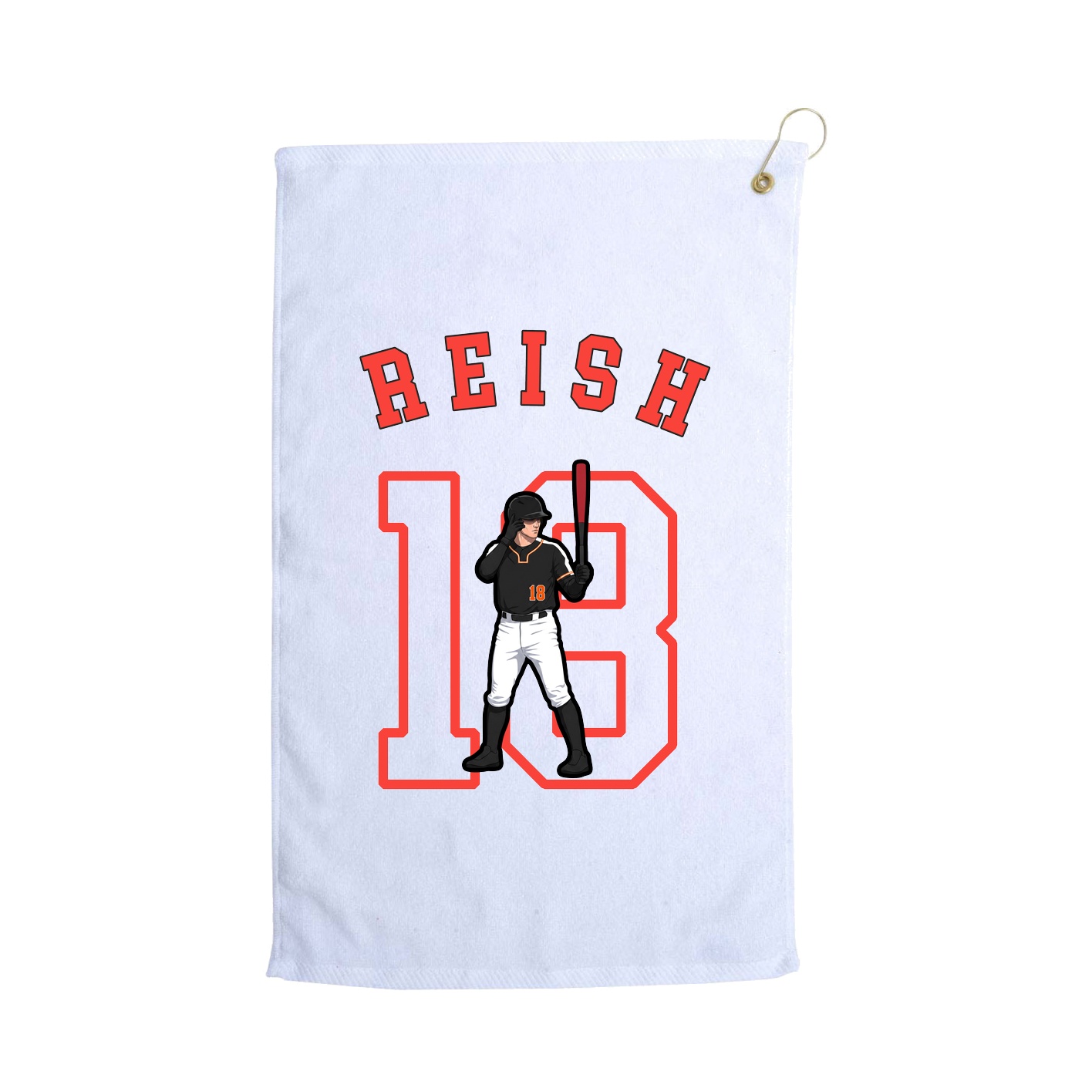 Golf Towel — Shirsey Arch in White