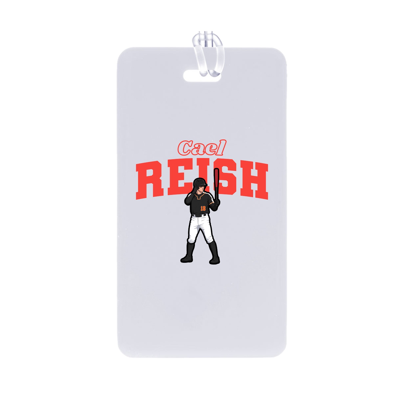 Bag Tag — Name Arch in Classic