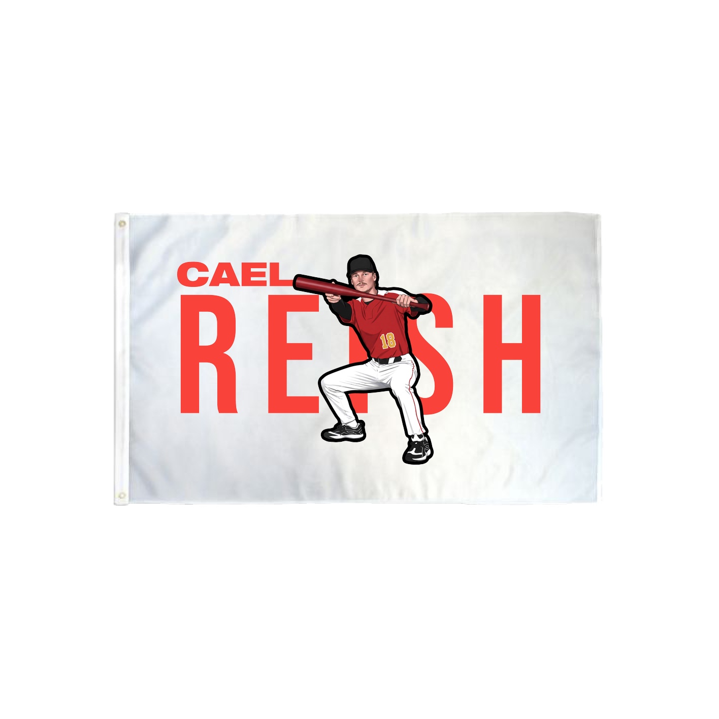 3x5 Flag — Player Name in Classic
