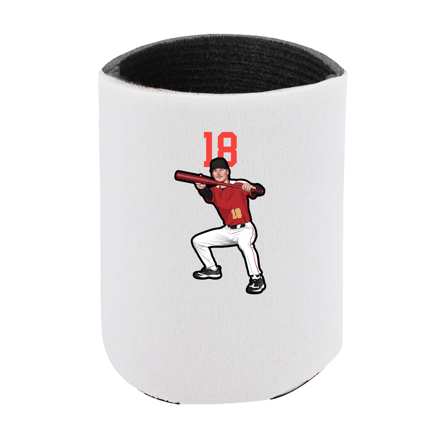 Can Holder — Number Top in White
