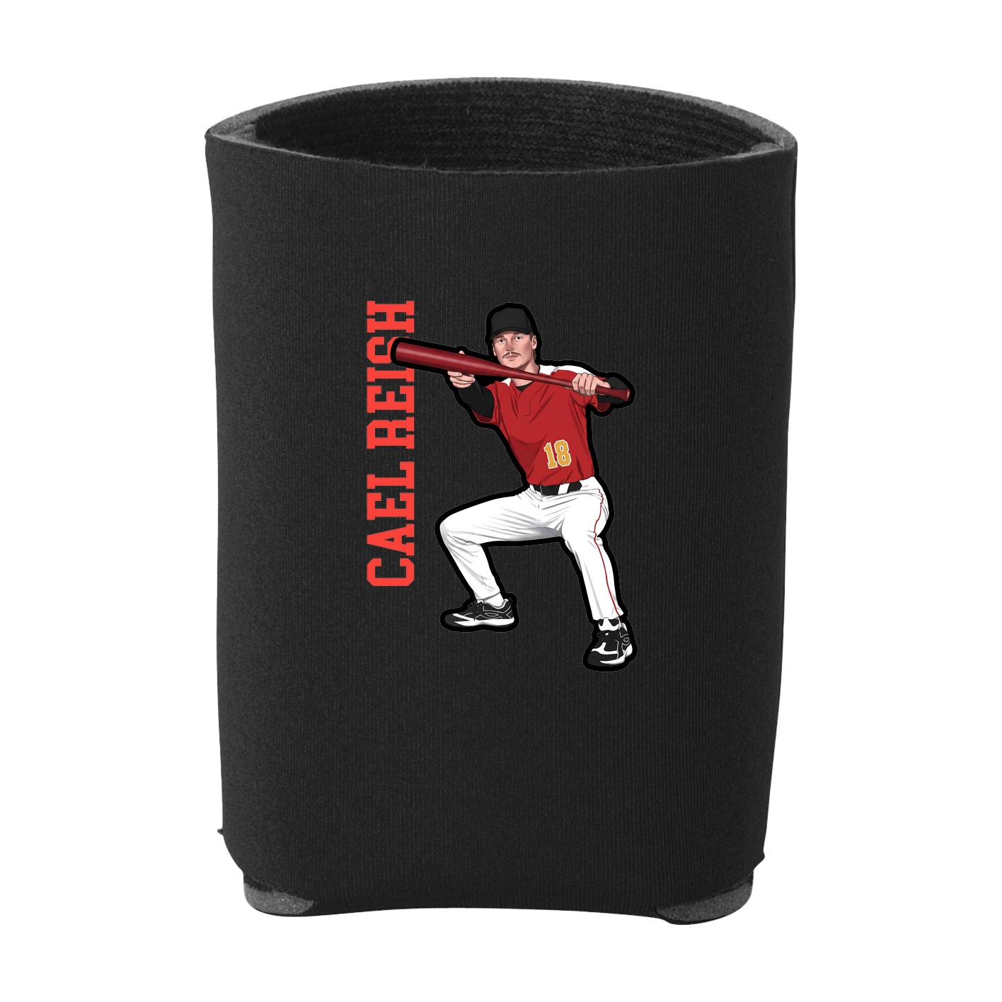 Can Holder — Name Vertical in Black