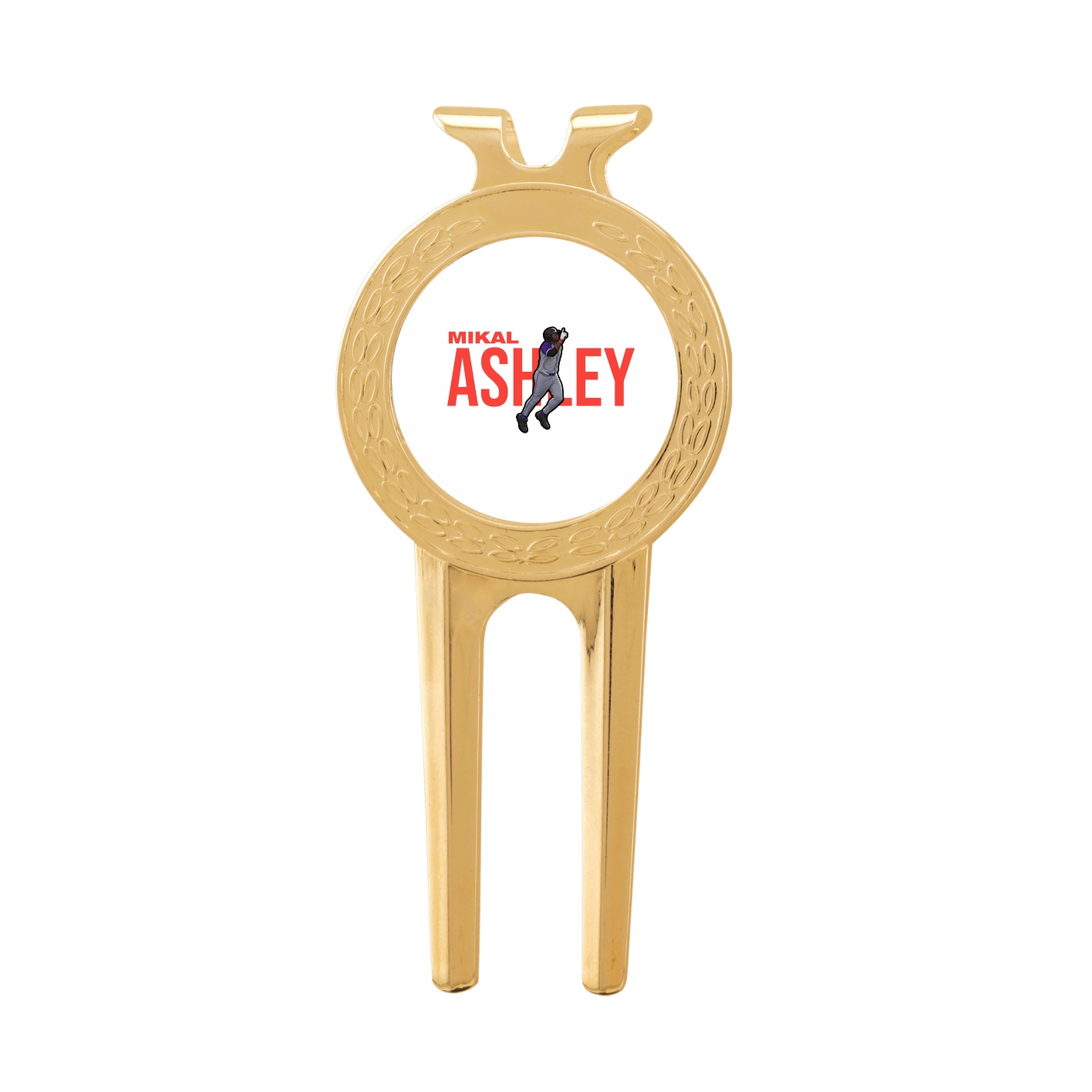 Divot Tool with Ball Marker — Player Name in Classic
