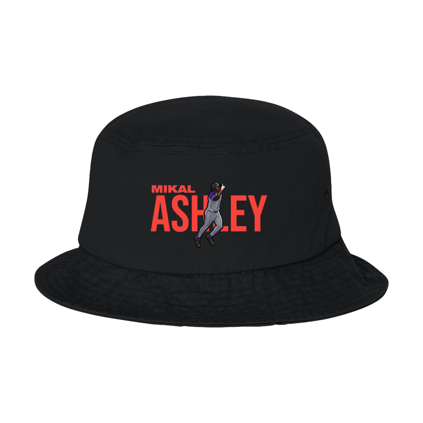Bucket Cap — Player Name in Black