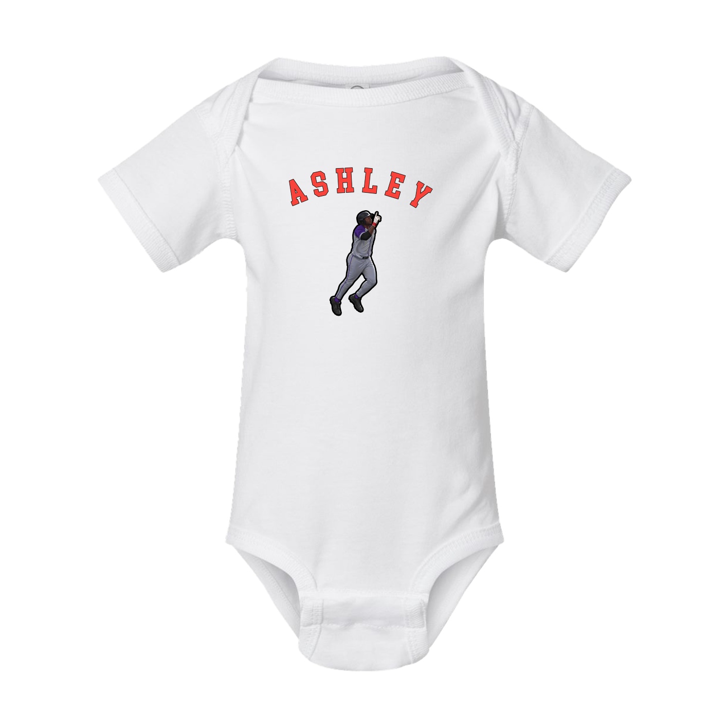 Baby Onesie — Shirsey Arch in White