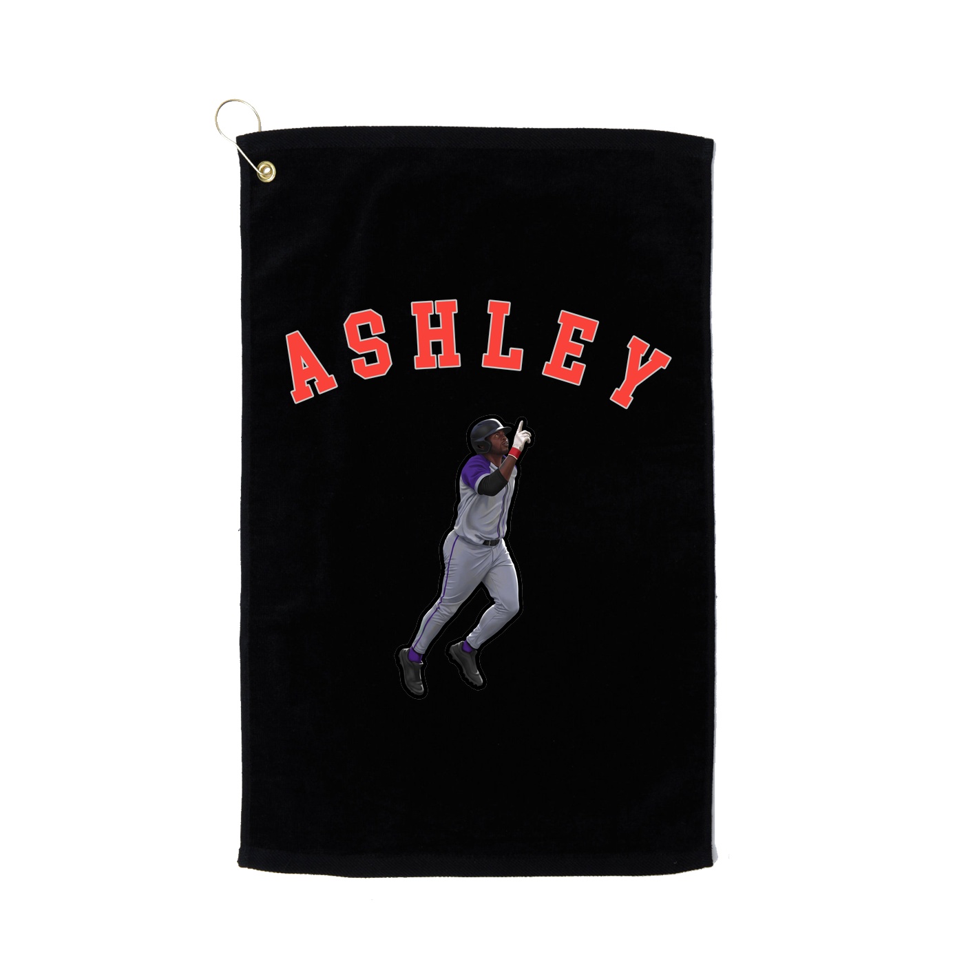 Golf Towel — Shirsey Arch in Black