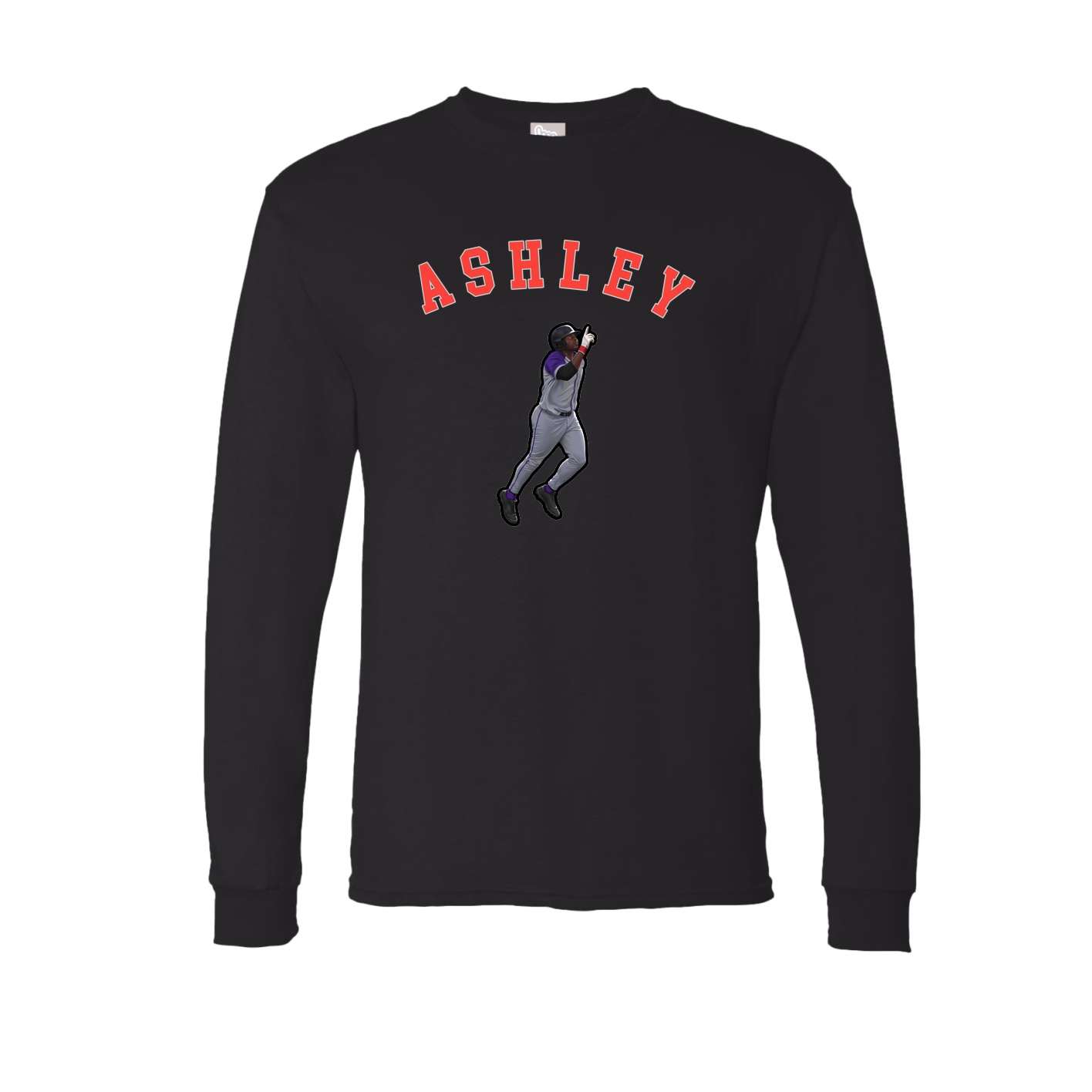 Long Sleeve Tee — Shirsey Arch in Black