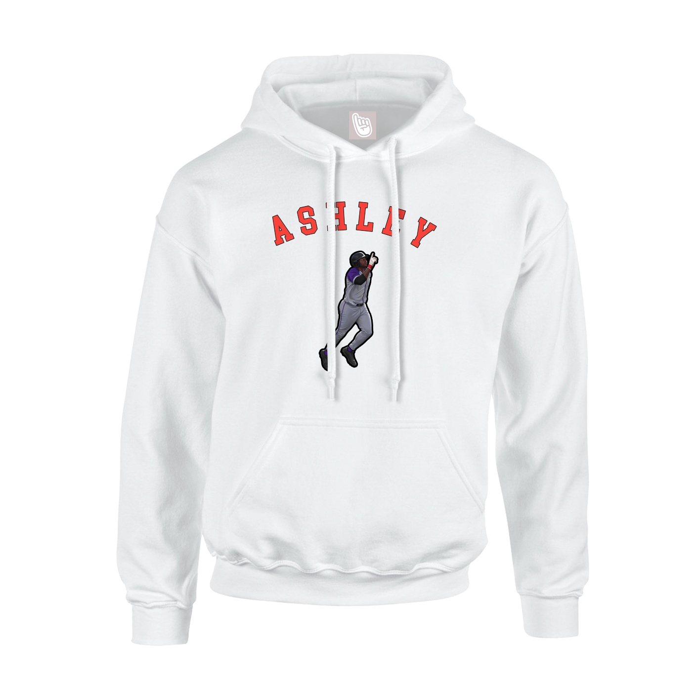 Hoodie — Shirsey Arch in White