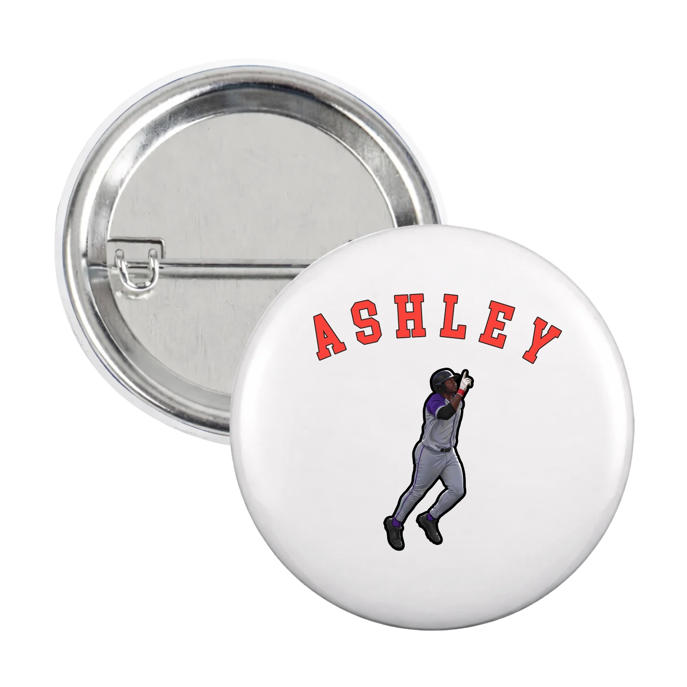 Game Day Button — Shirsey Arch in White