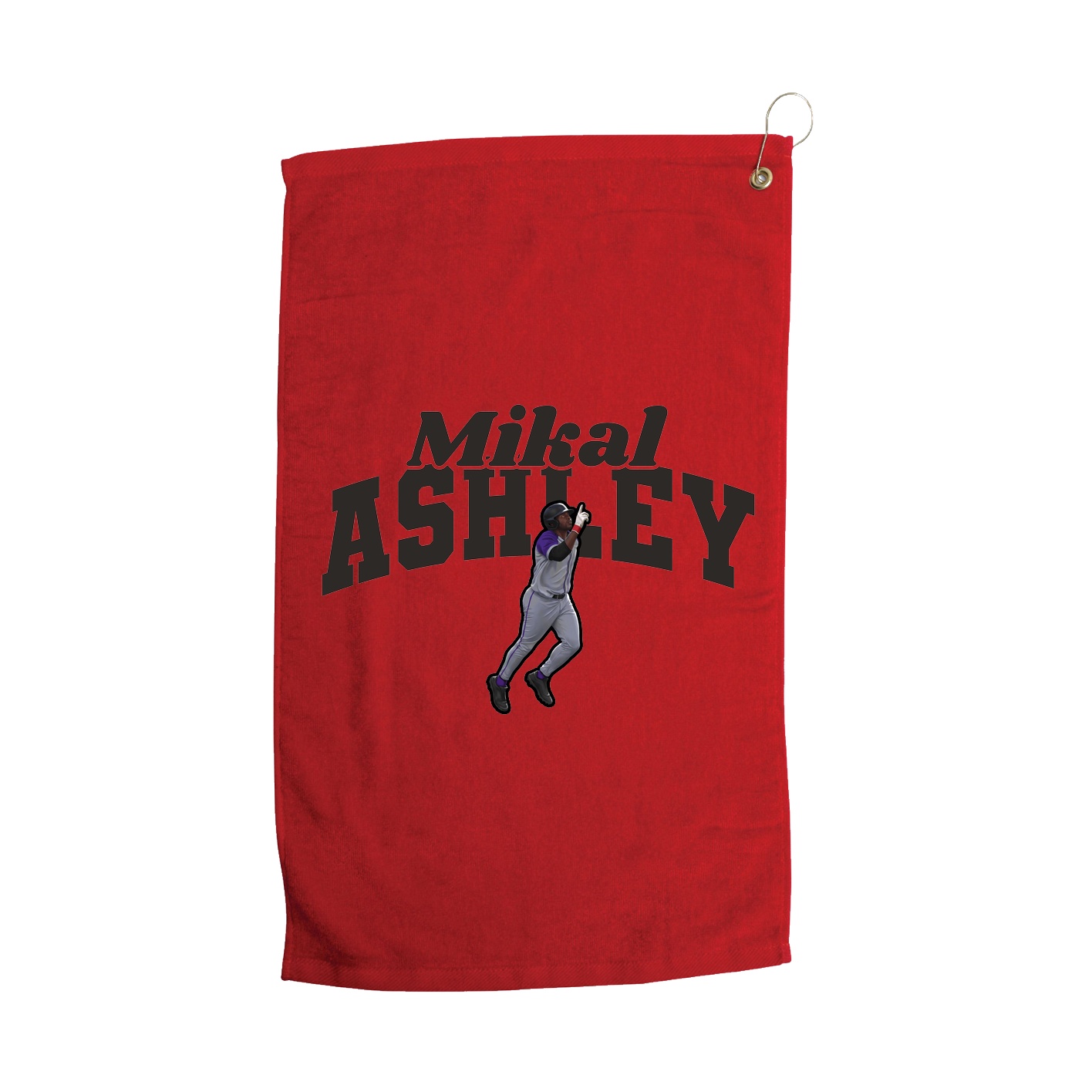 Golf Towel — Signature Arch in Red