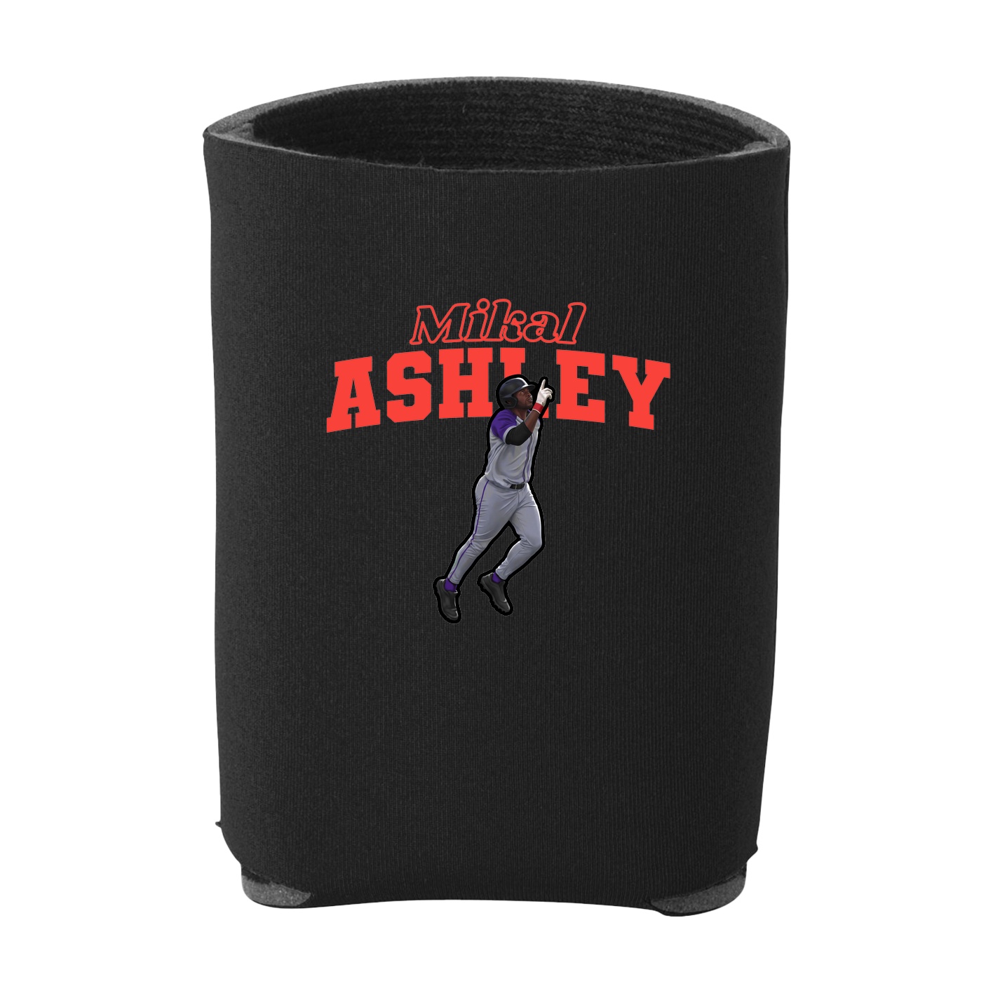 Can Holder — Name Arch in Black