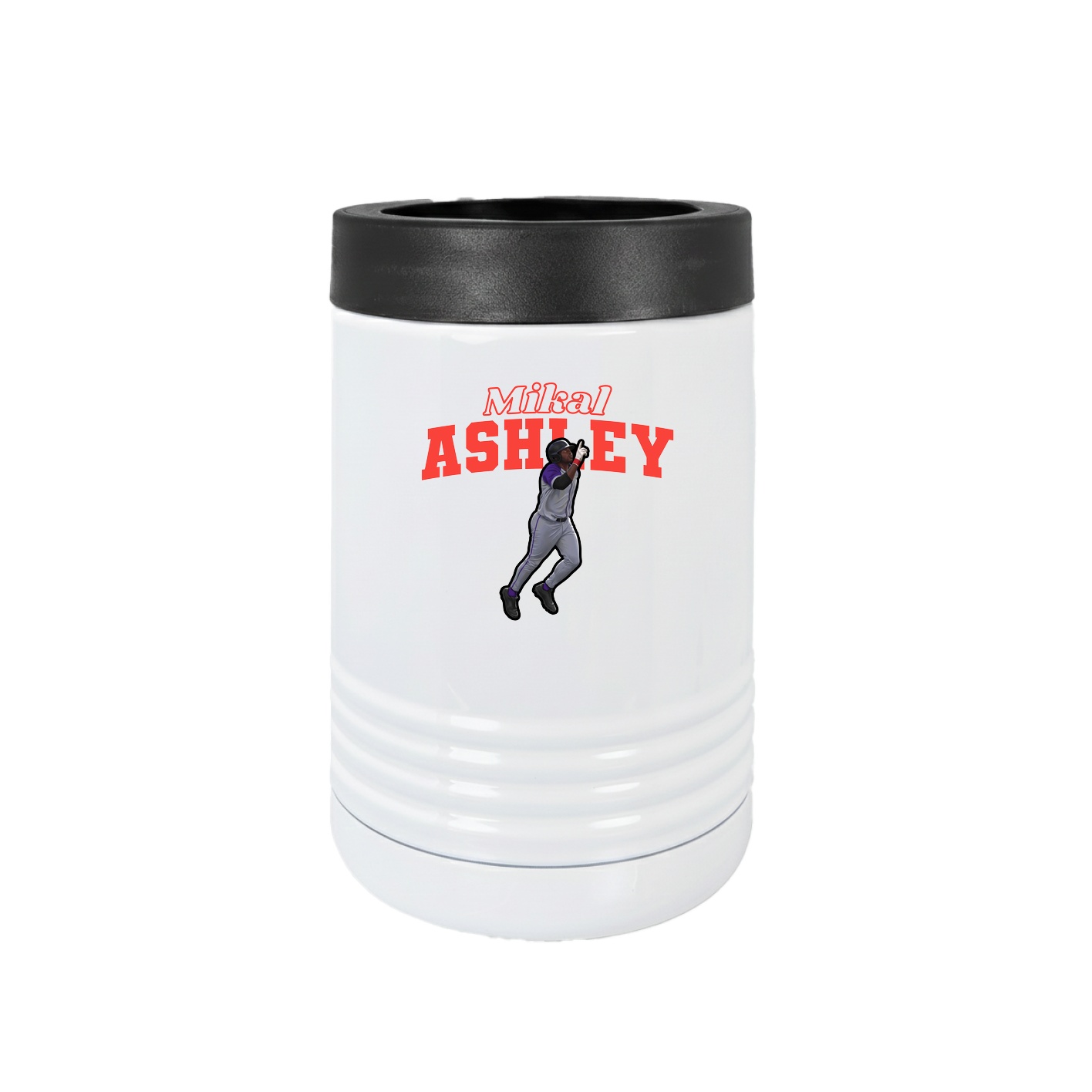 Beverage Holder — Name Arch in White