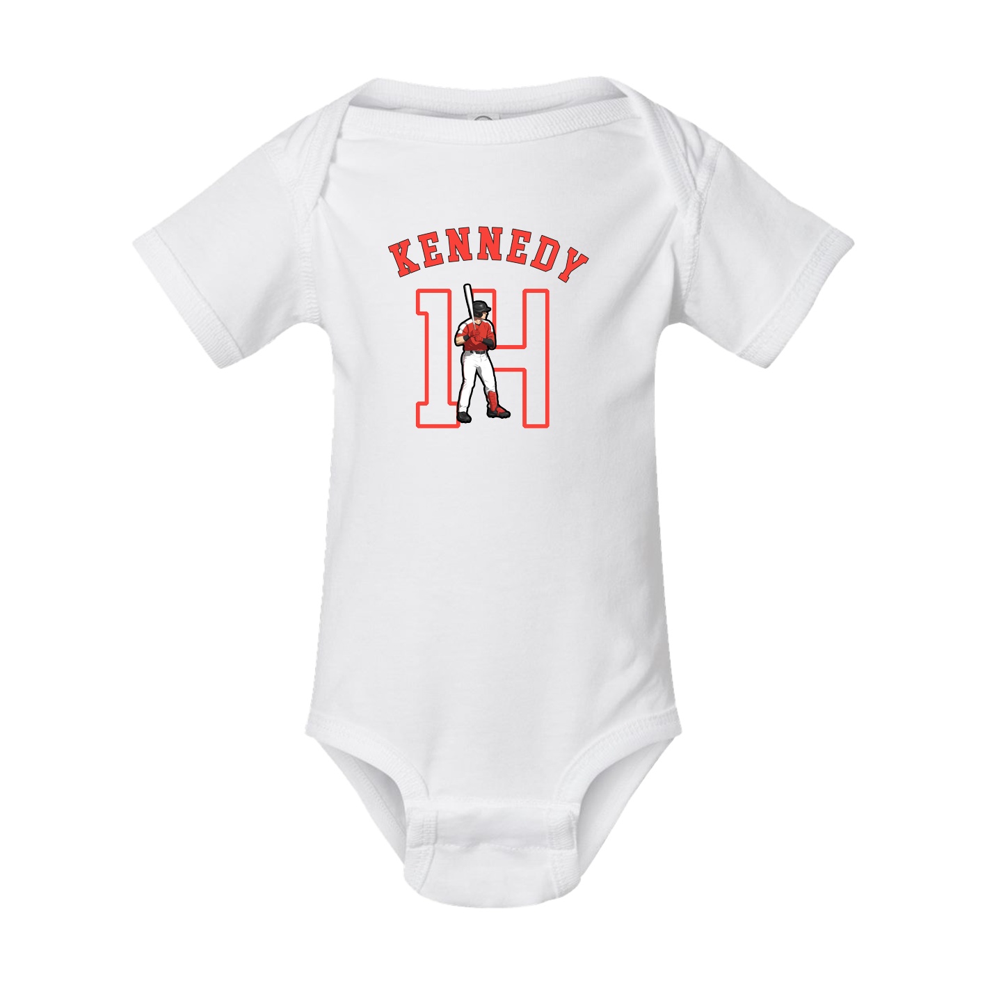 Baby Onesie — Shirsey Arch in White