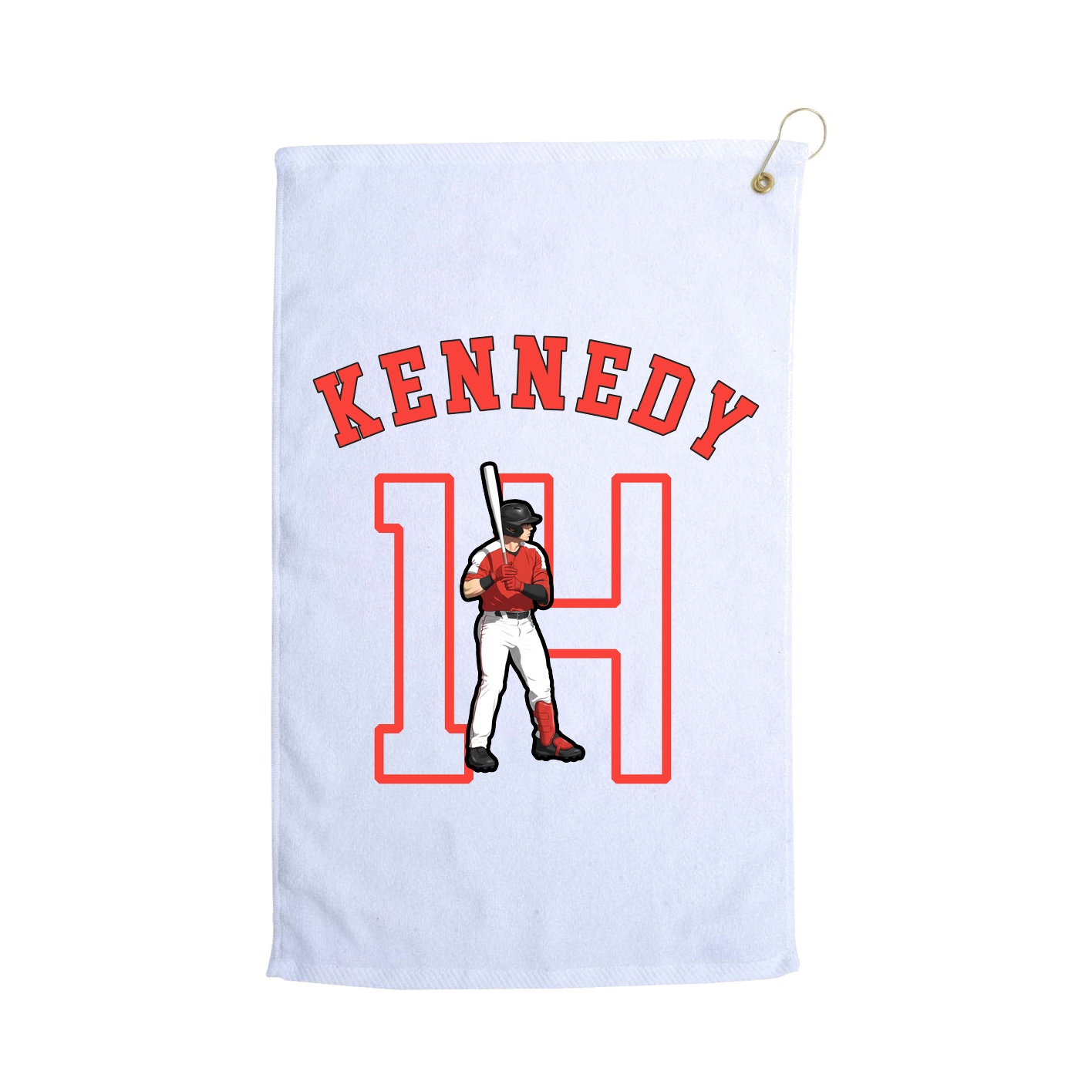 Golf Towel — Shirsey Arch in White