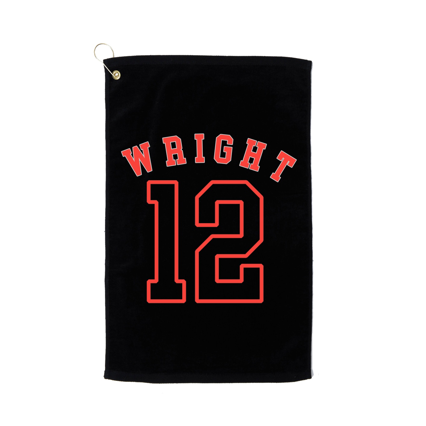 Golf Towel — Shirsey Arch in Black