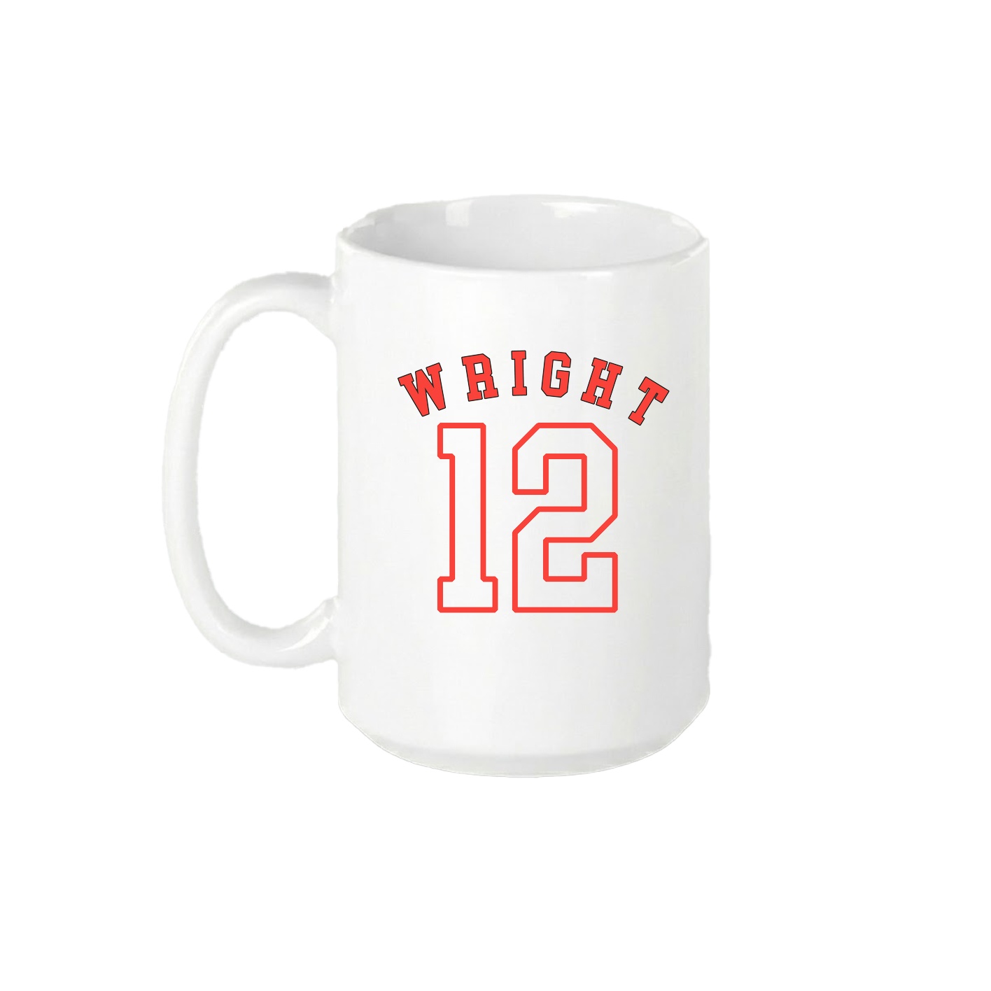 15oz Coffee Mug — Shirsey Arch in White