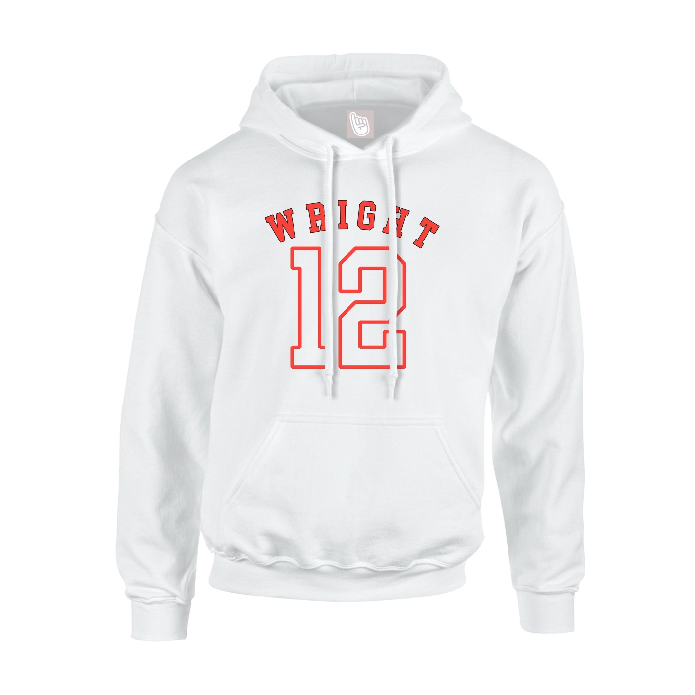 Hoodie — Shirsey Arch in White