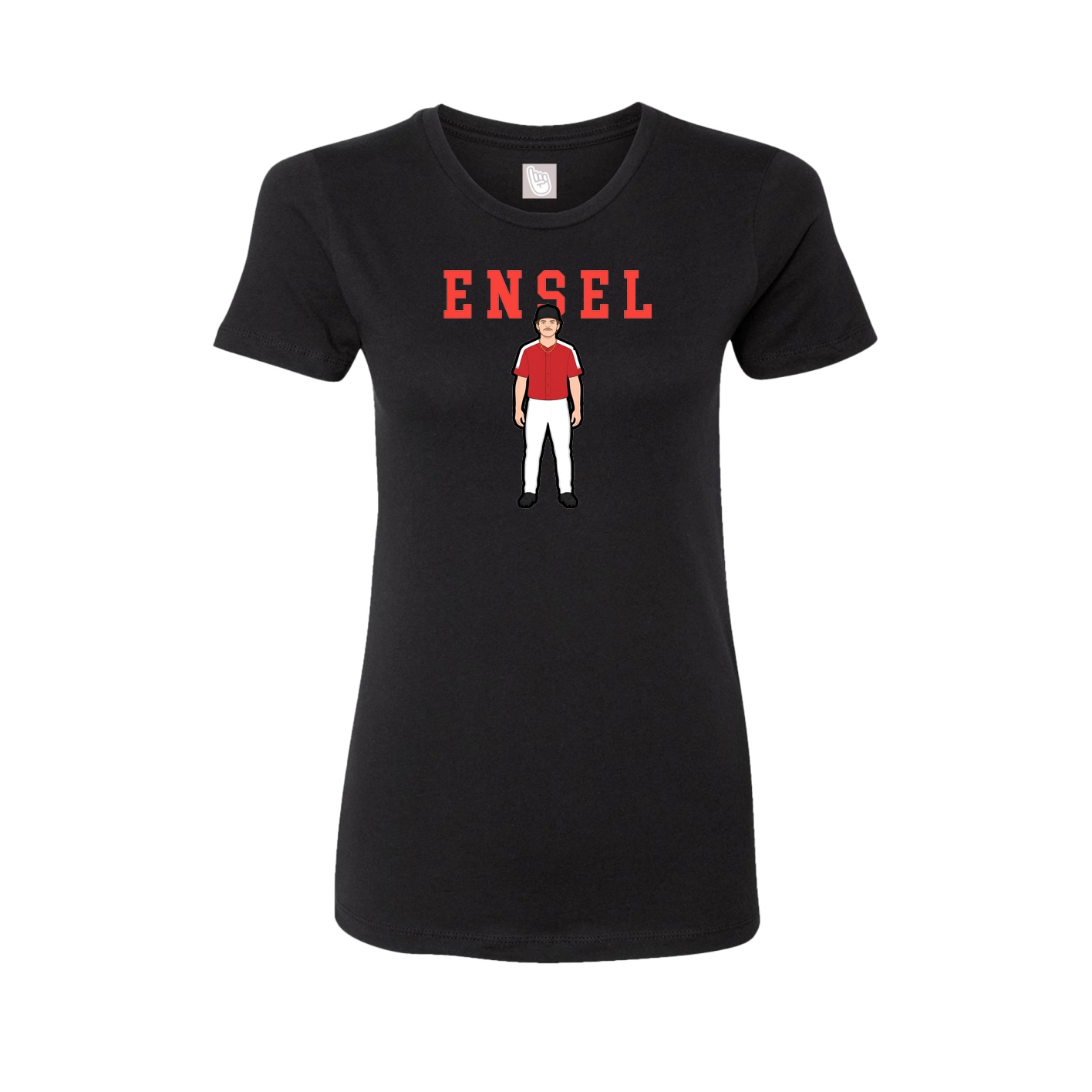 Fitted Women's Tee — Shirsey in Black
