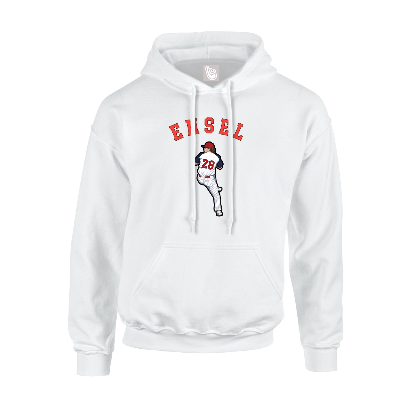 Hoodie — Shirsey Arch in White