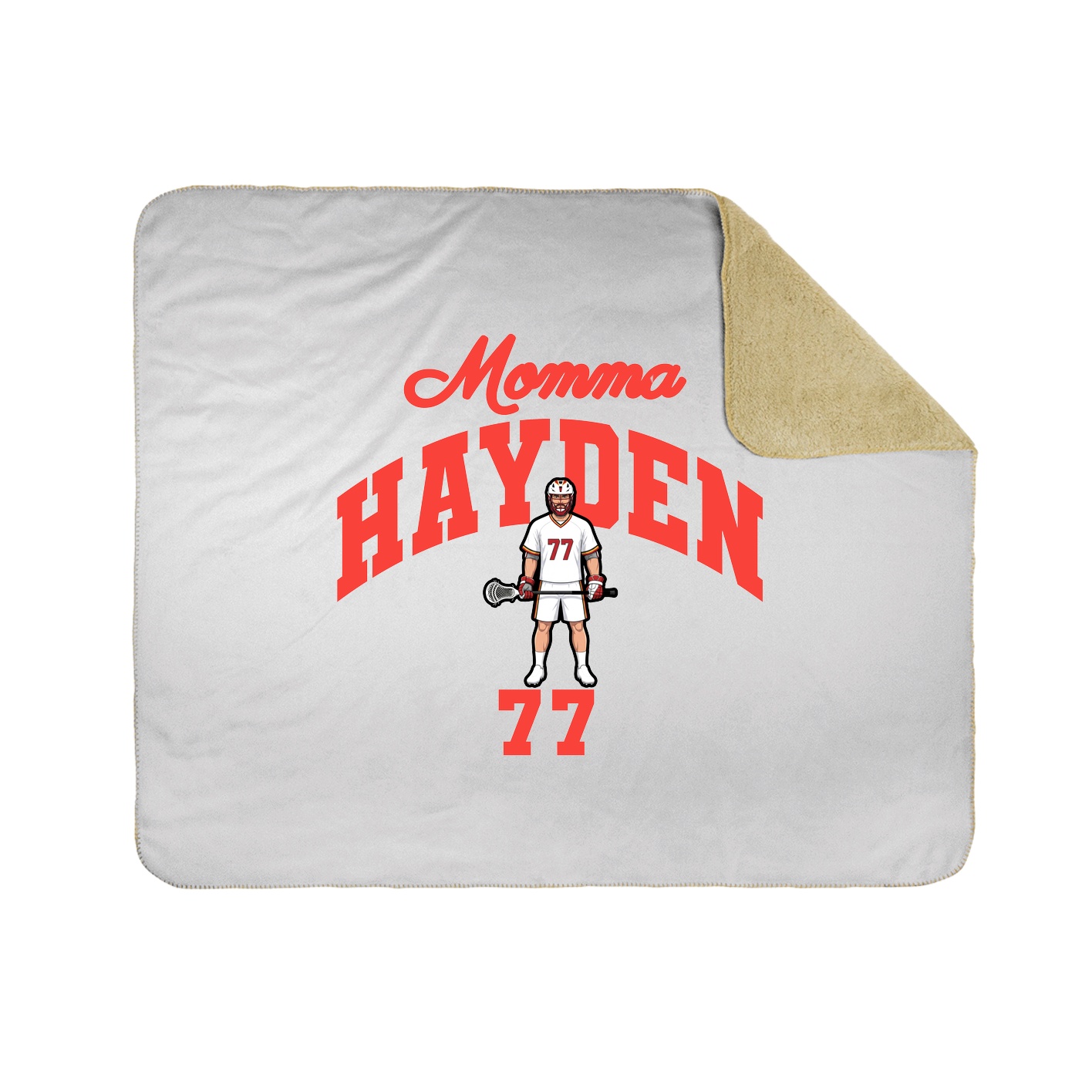 Throw Blanket — Mothers Day Arch in White