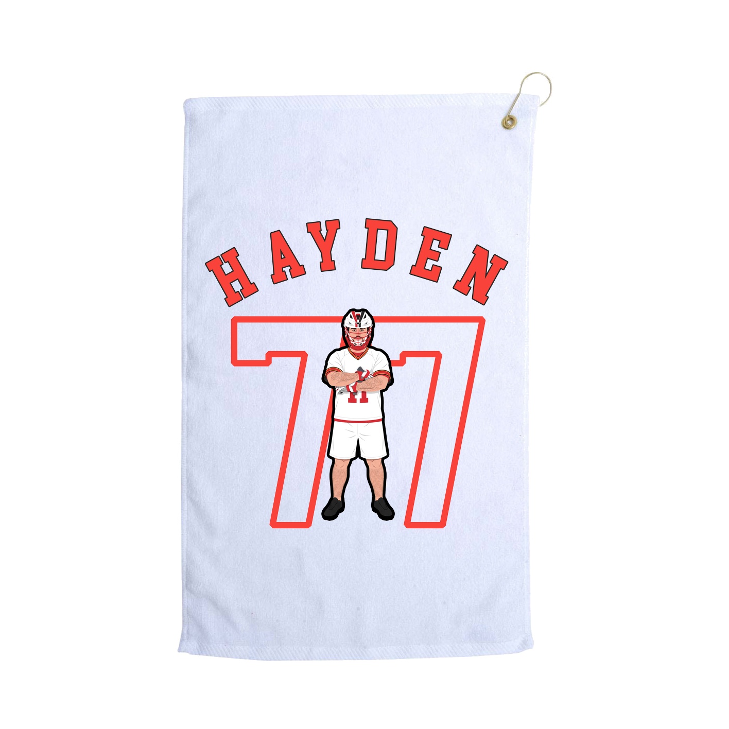 Golf Towel — Shirsey Arch in White