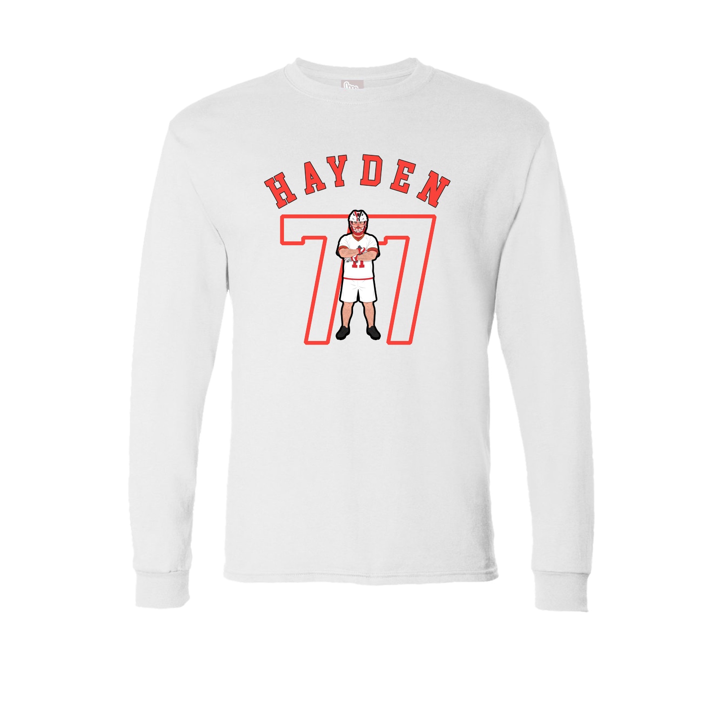 Long Sleeve Tee — Shirsey Arch in White