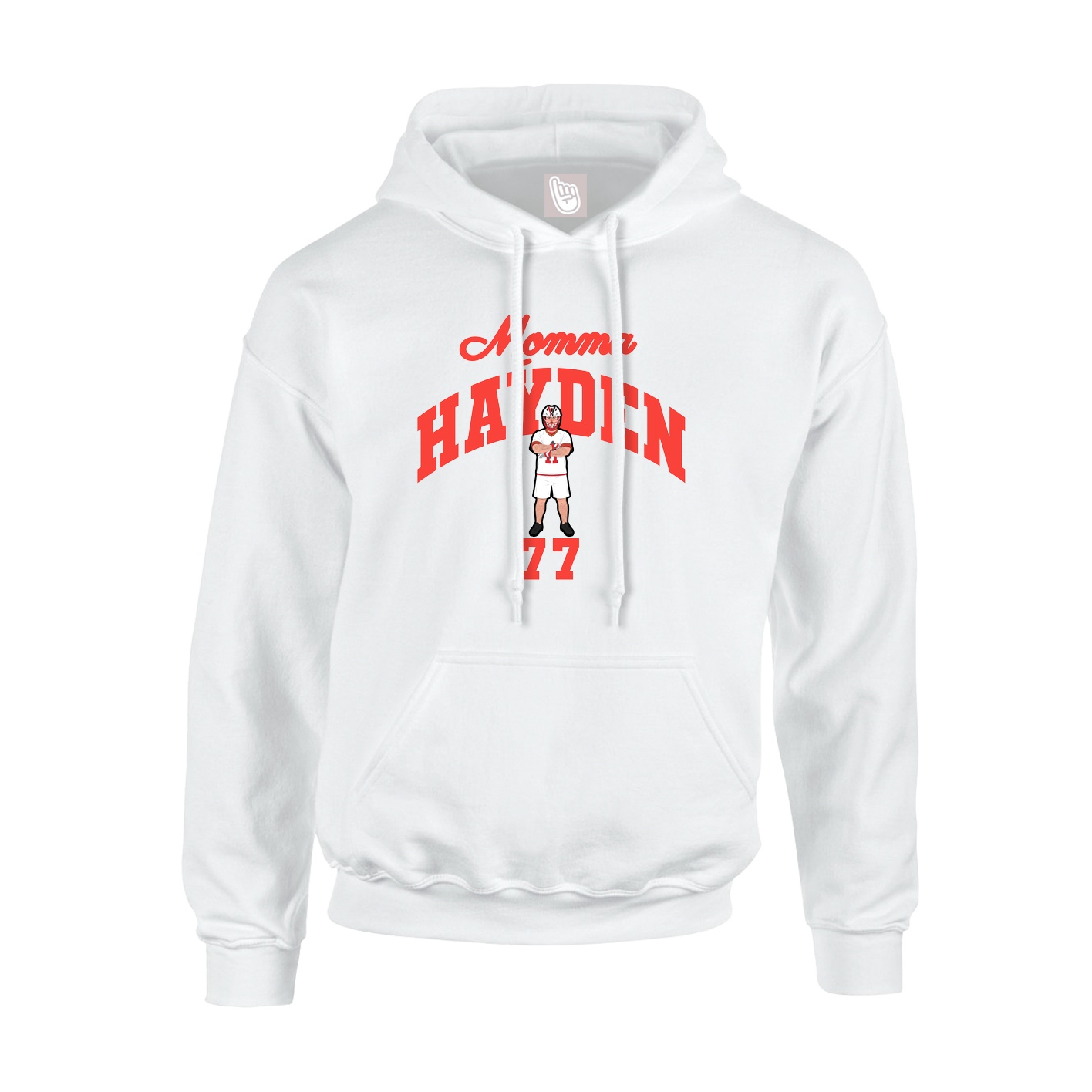 Hoodie — Mothers Day Arch in White