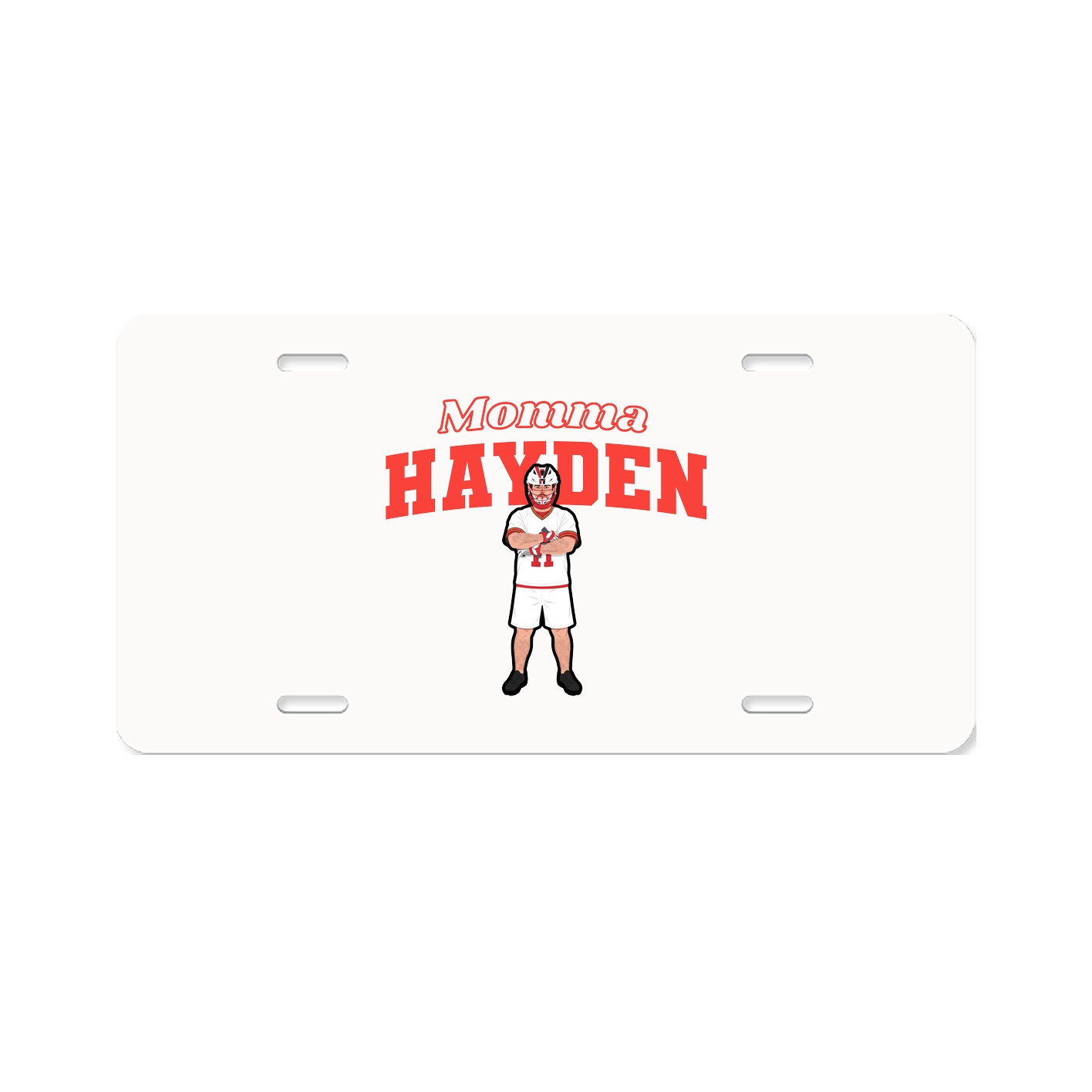 License Plate — Mothers Day Block in Classic