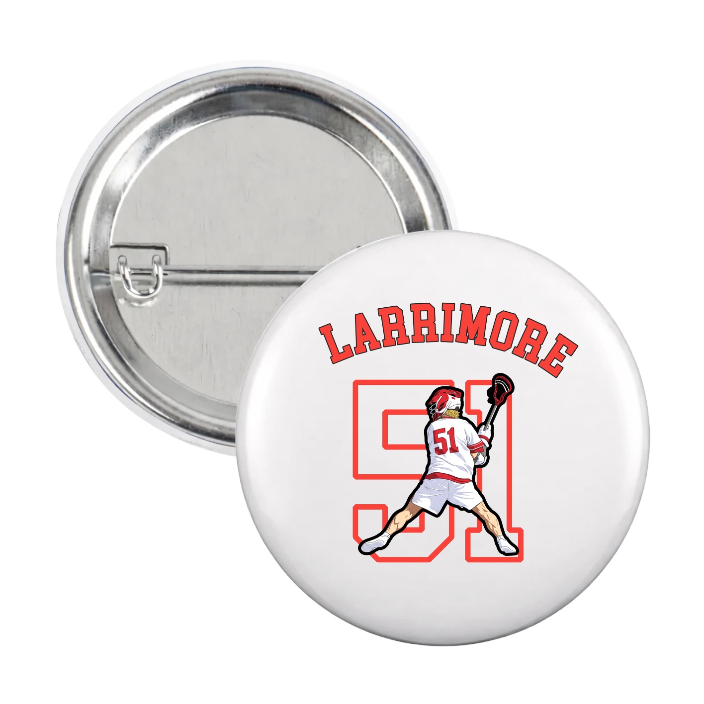Game Day Button — Shirsey Arch in White