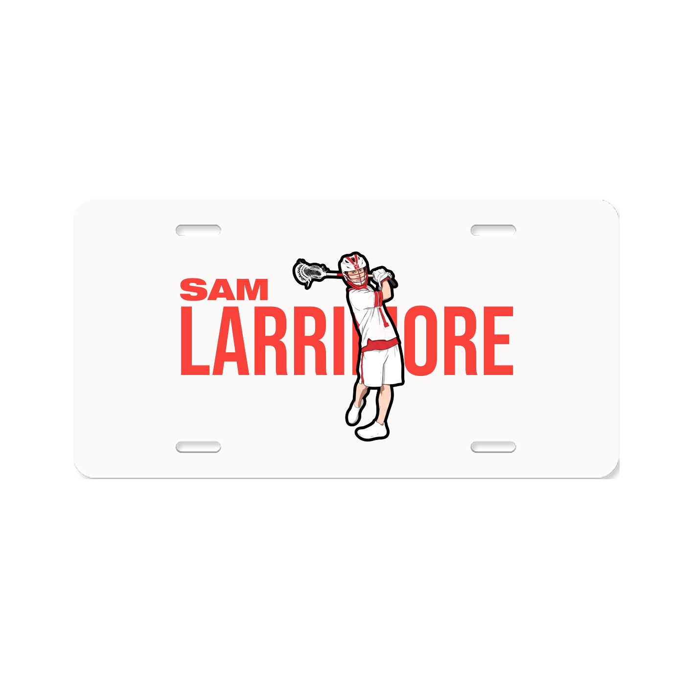 License Plate — Player Name in Classic