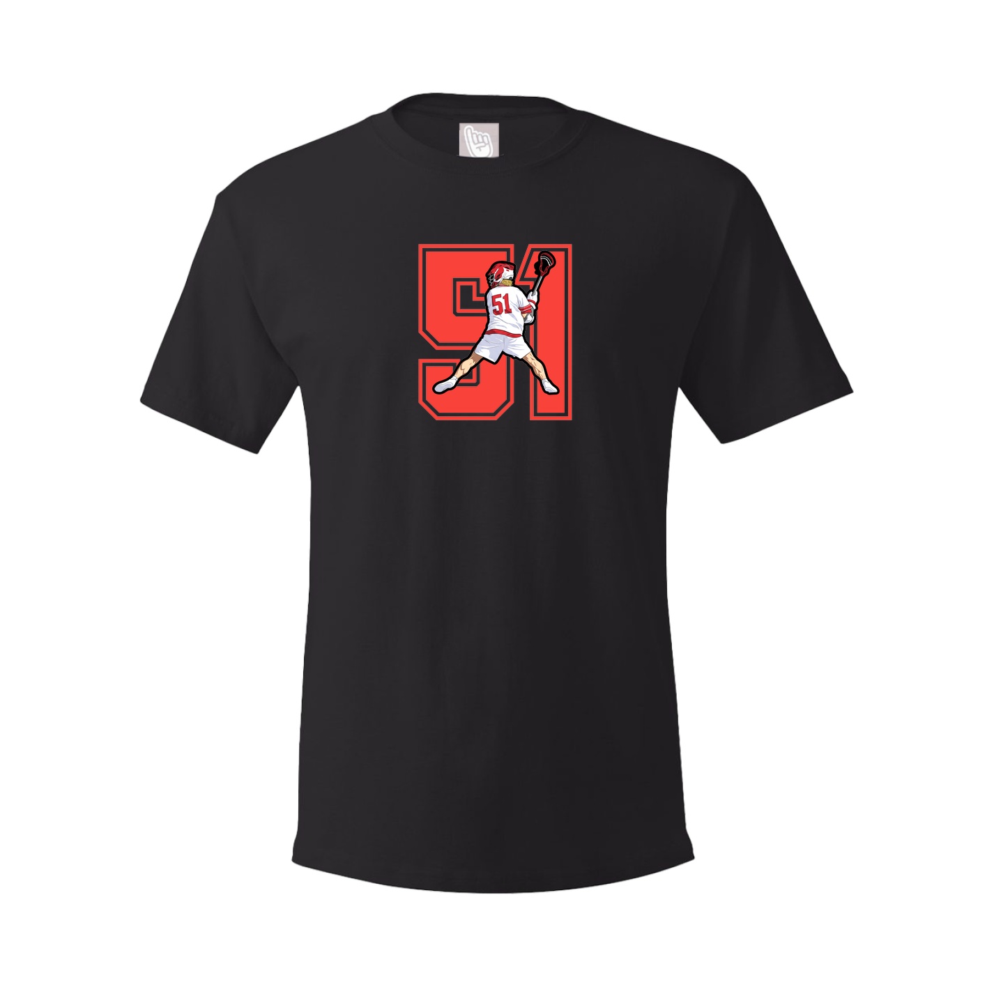 Youth Tee — Number in Black
