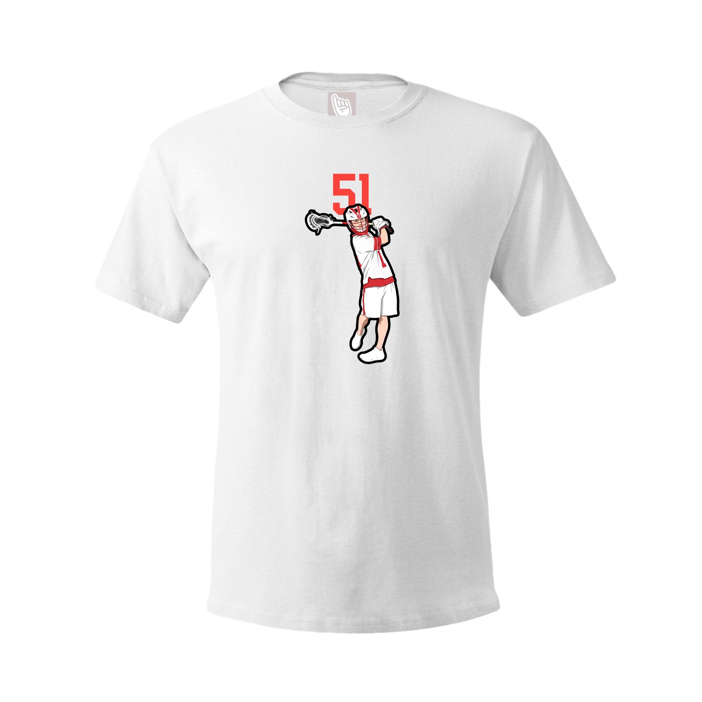 Tee — Number Top in White