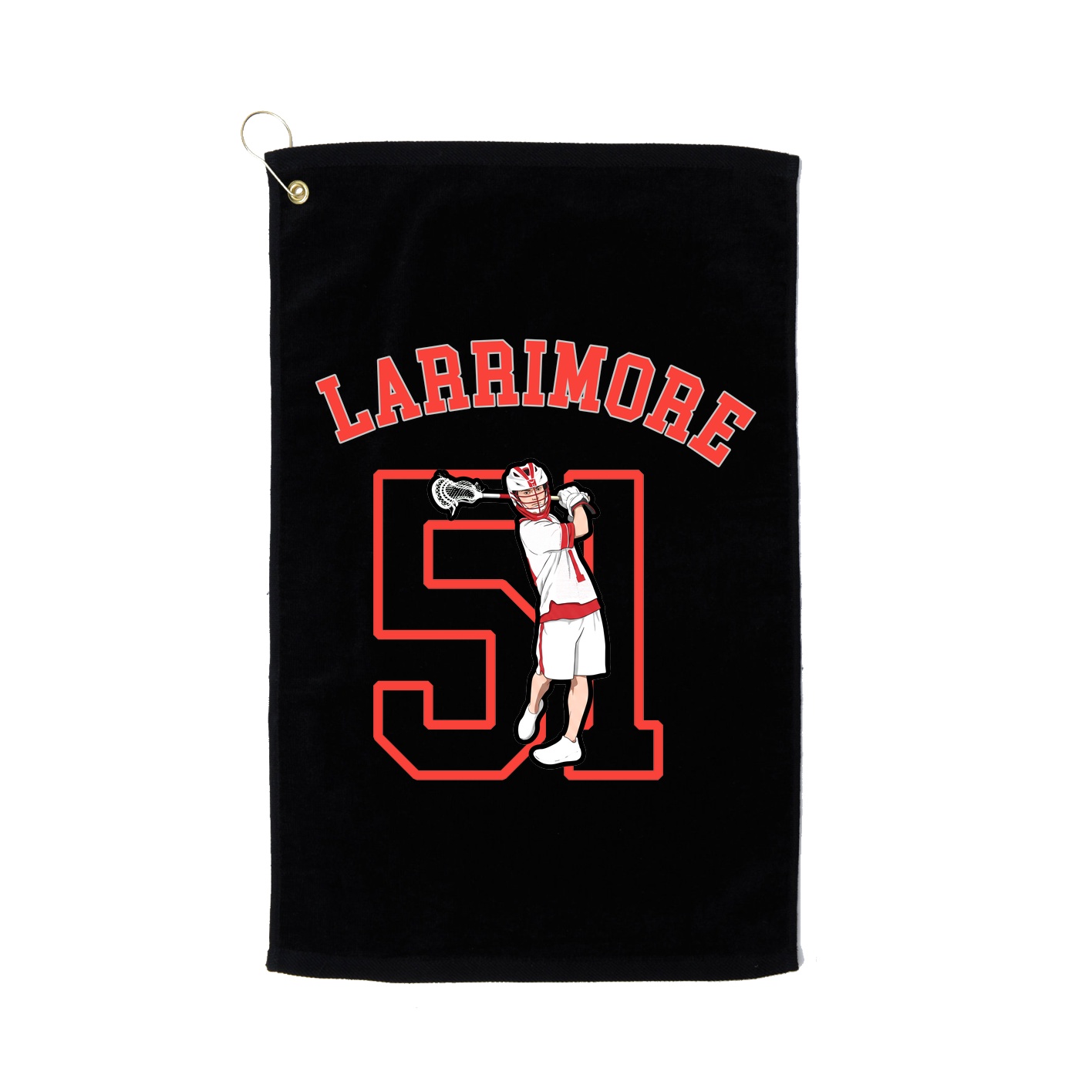 Golf Towel — Shirsey Arch in Black