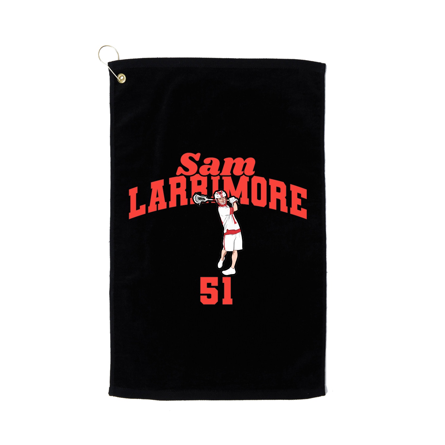 Golf Towel — Signature Arch in Black