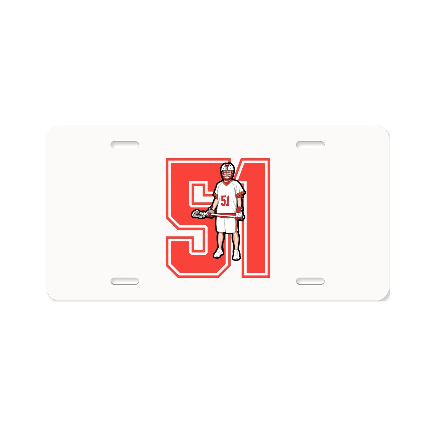 License Plate — Number in Classic