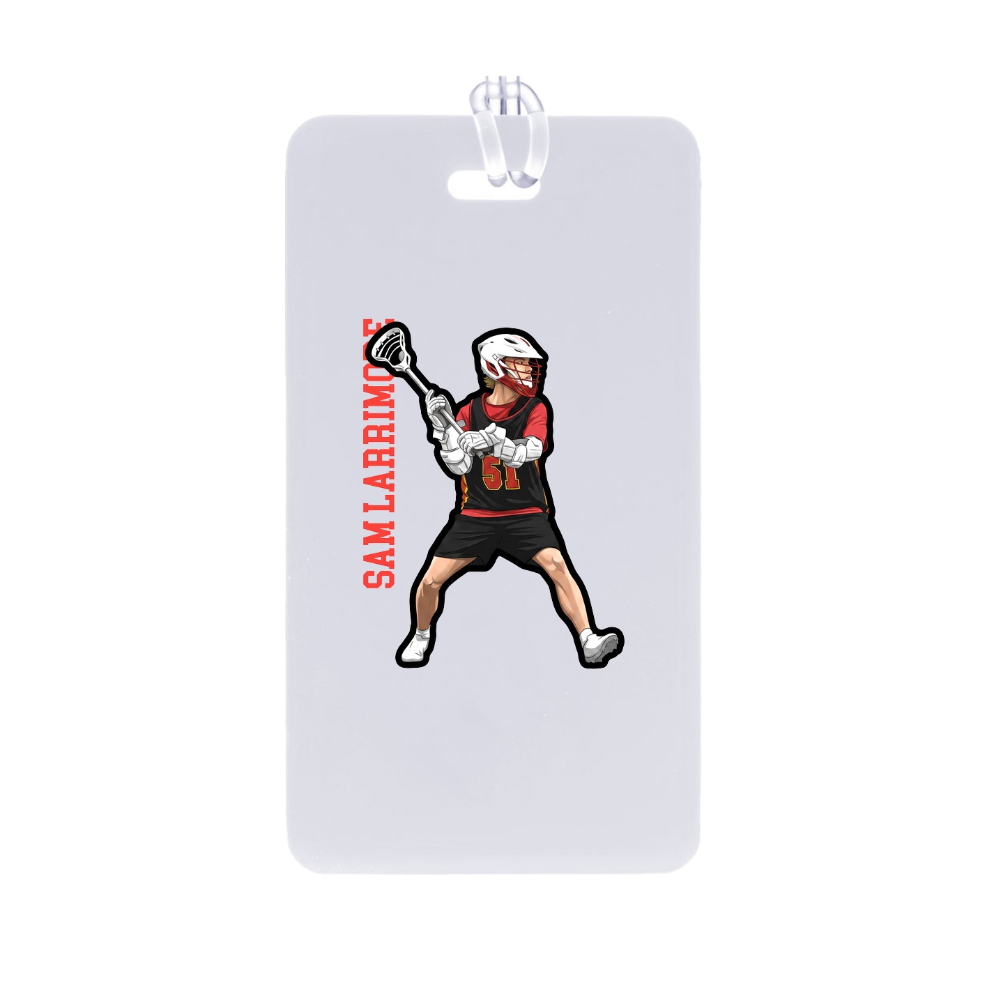 Bag Tag — Name Vertical in Classic