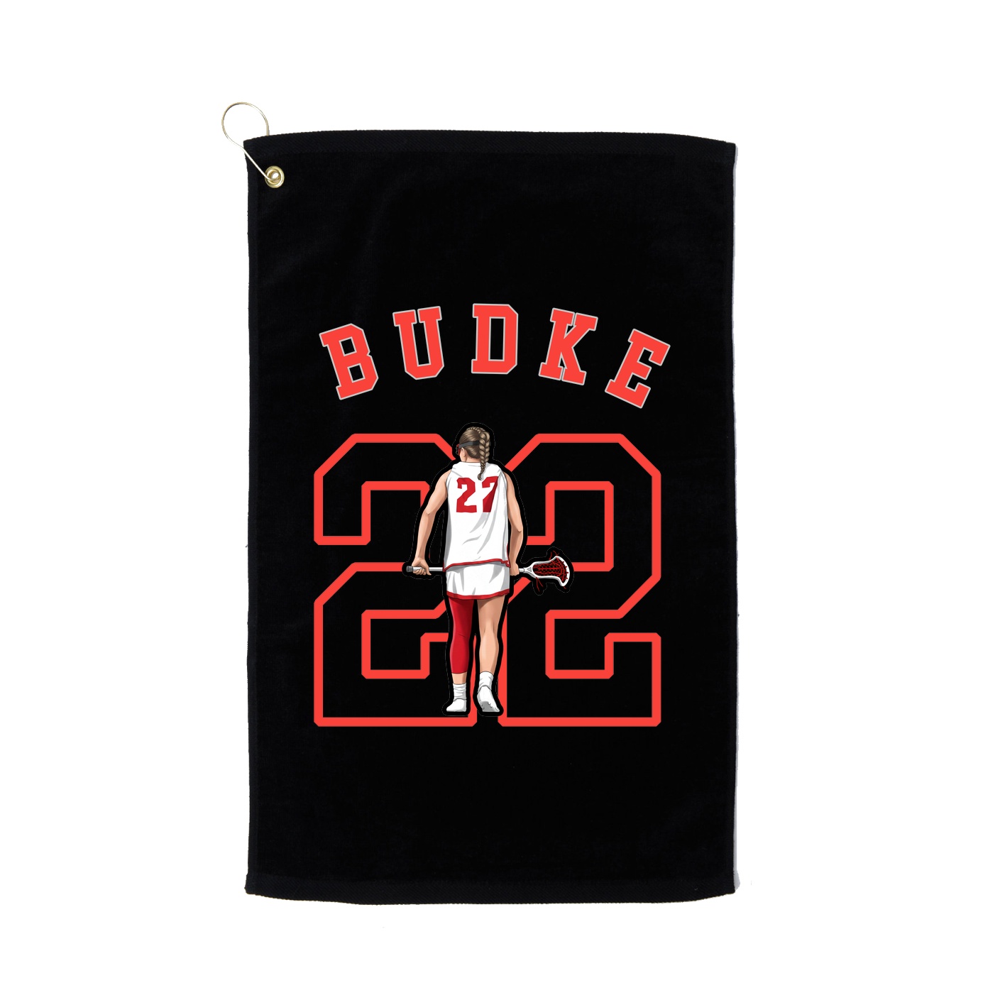 Golf Towel — Shirsey Arch in Black