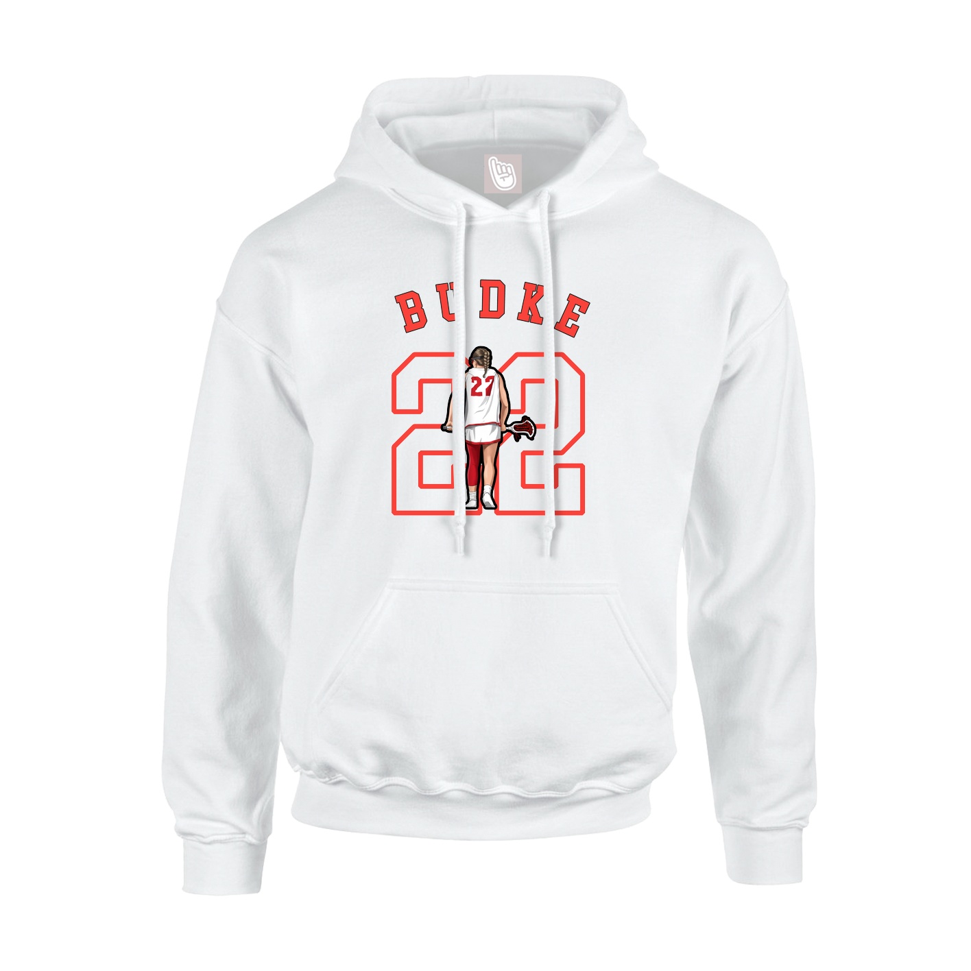 Youth Hoodie — Shirsey Arch in White