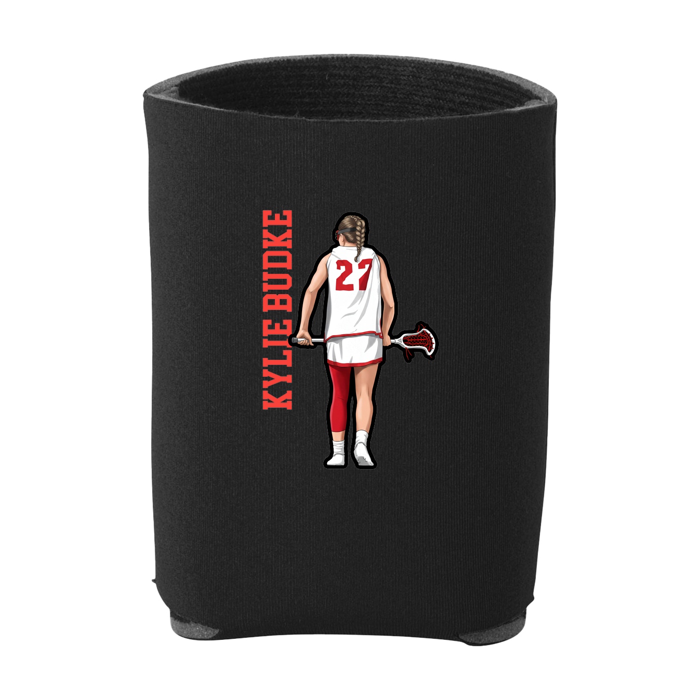 Can Holder — Name Vertical in Black