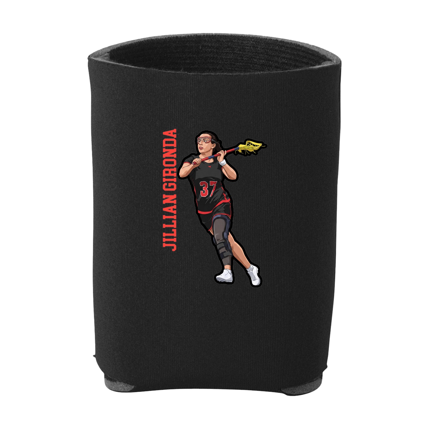 Can Holder — Name Vertical in Black