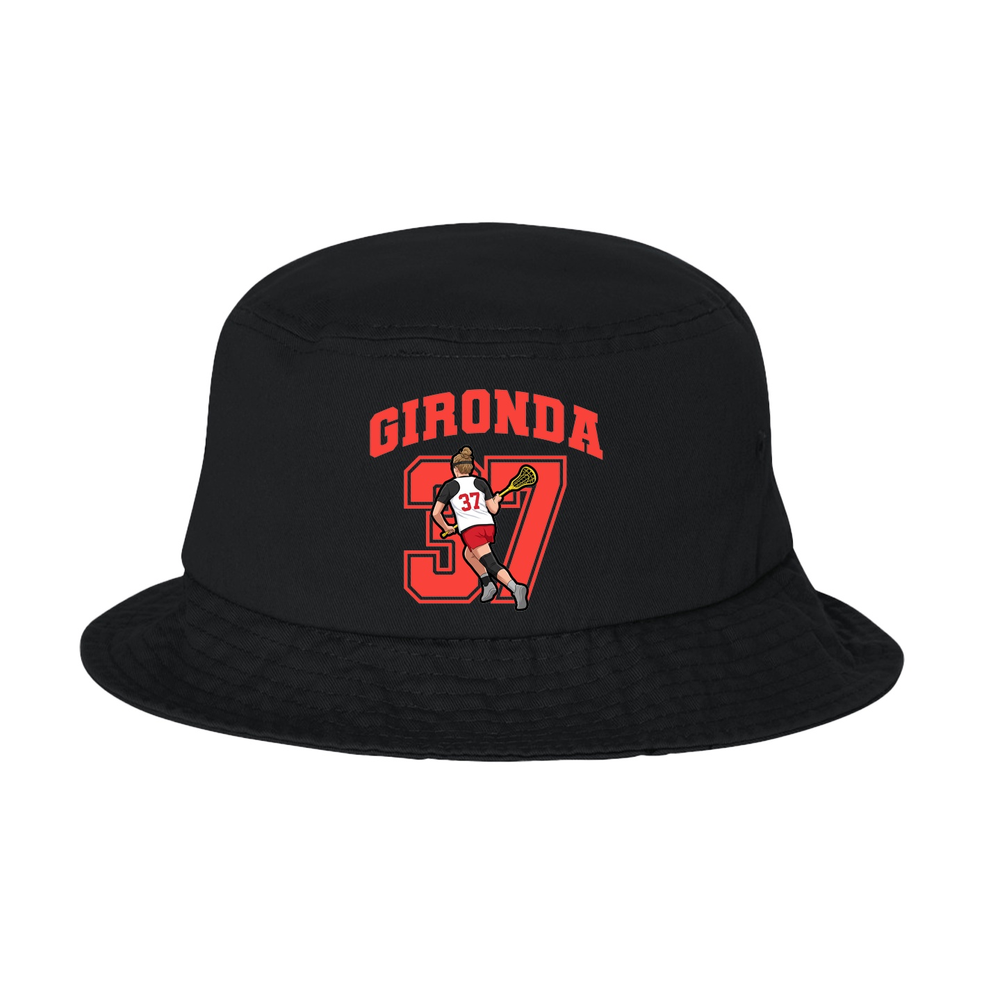 Bucket Cap — Number in Black