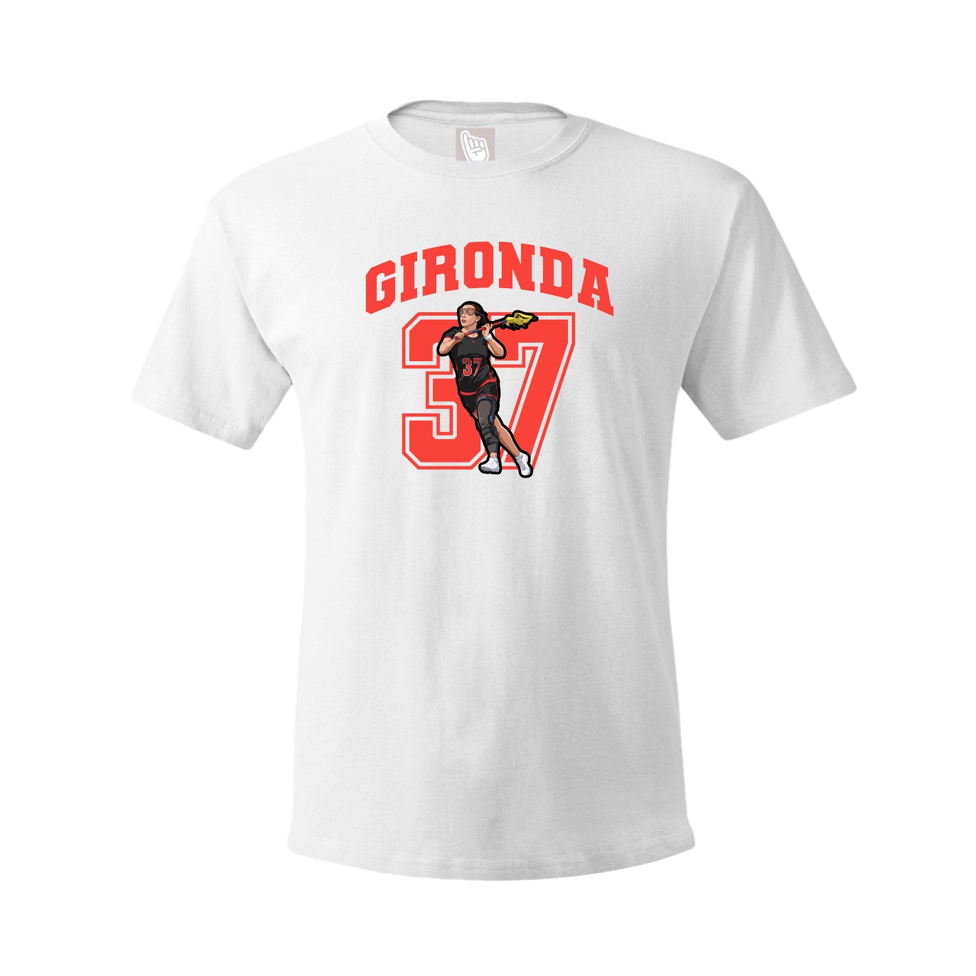 Tee — Number in White