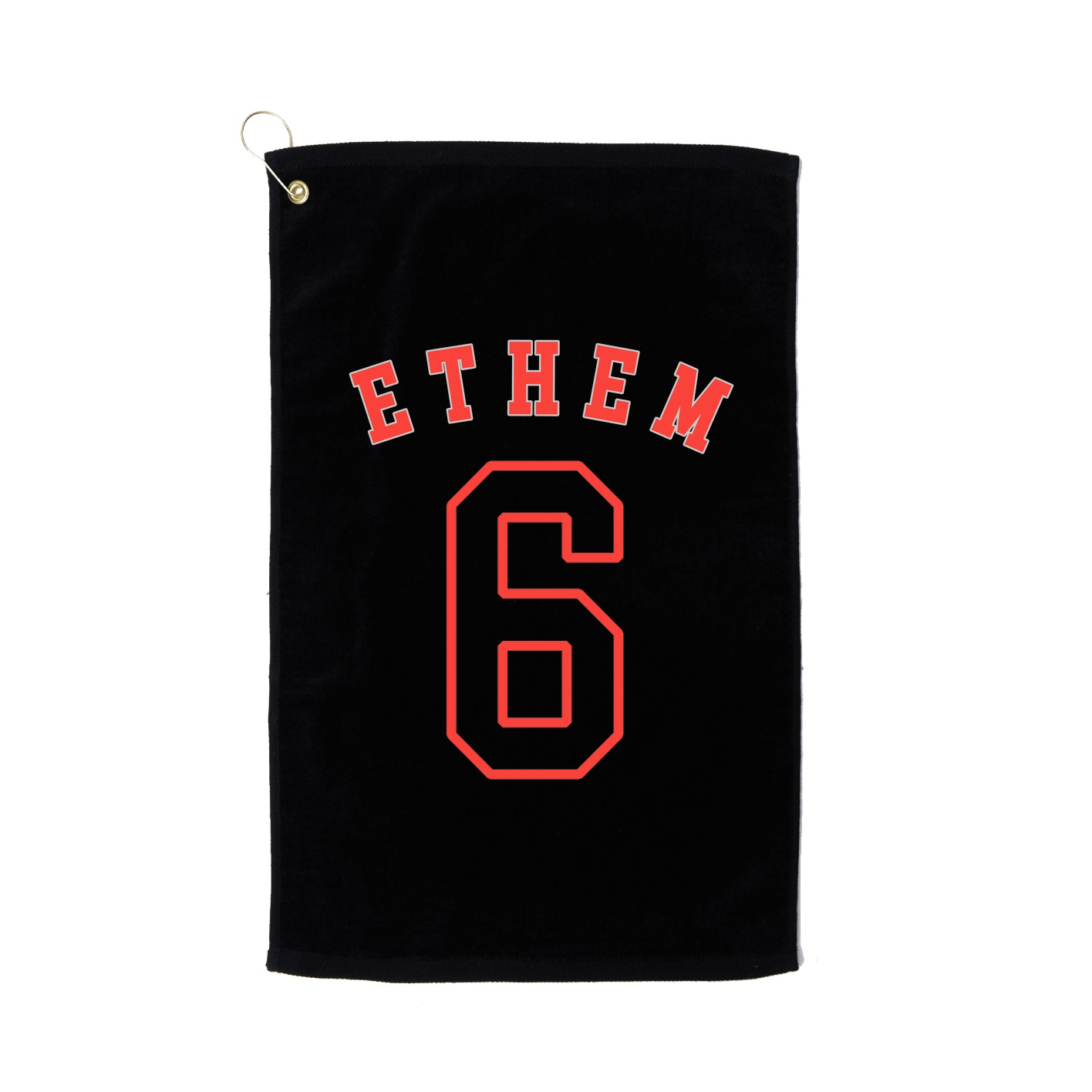 Golf Towel — Shirsey Arch in Black