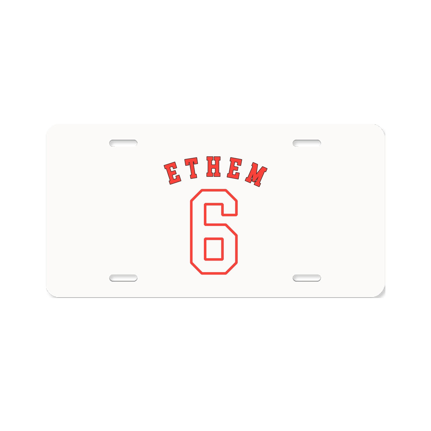 License Plate — Shirsey Arch in Classic