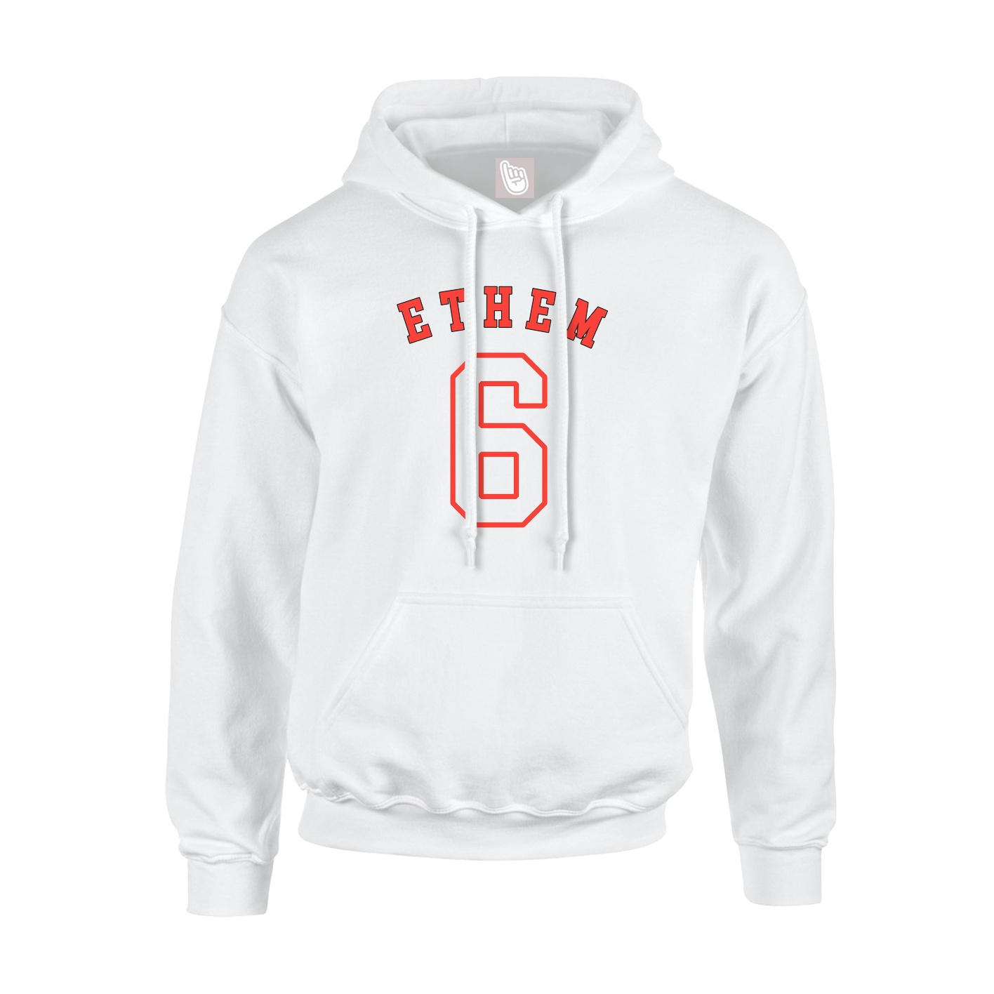 Hoodie — Shirsey Arch in White