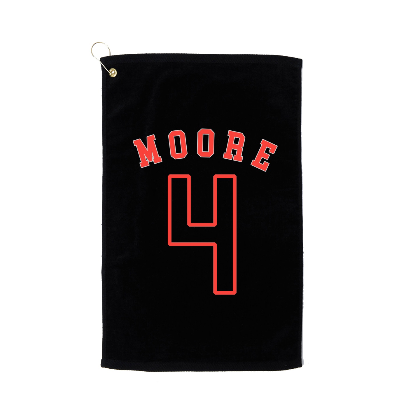 Golf Towel — Shirsey Arch in Black
