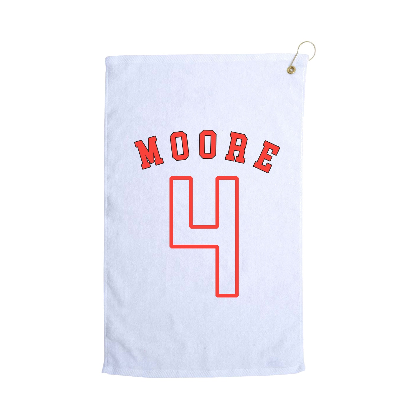 Golf Towel — Shirsey Arch in White