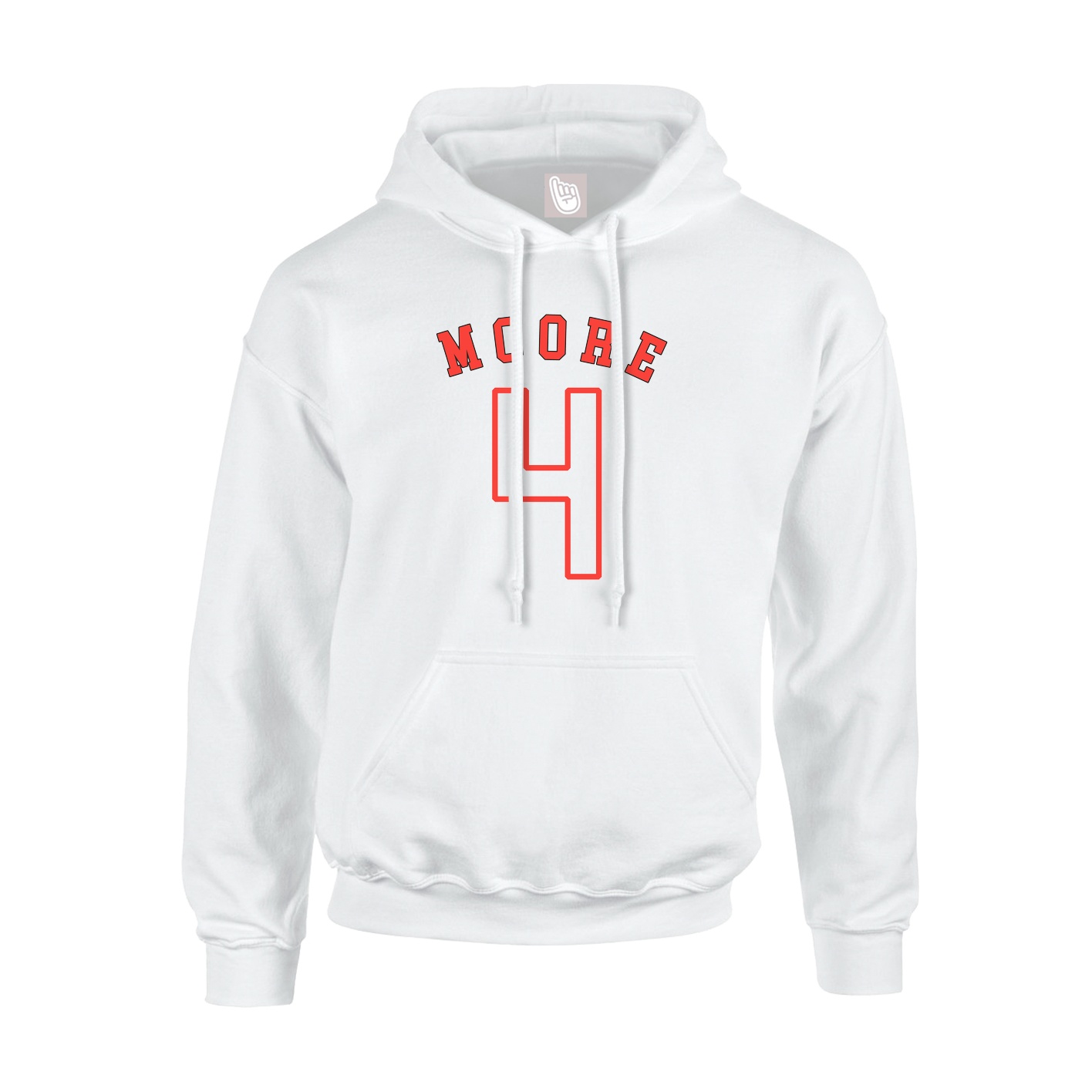Hoodie — Shirsey Arch in White