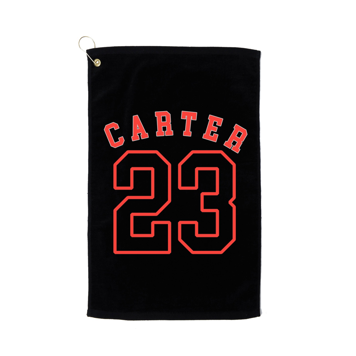 Golf Towel — Shirsey Arch in Black