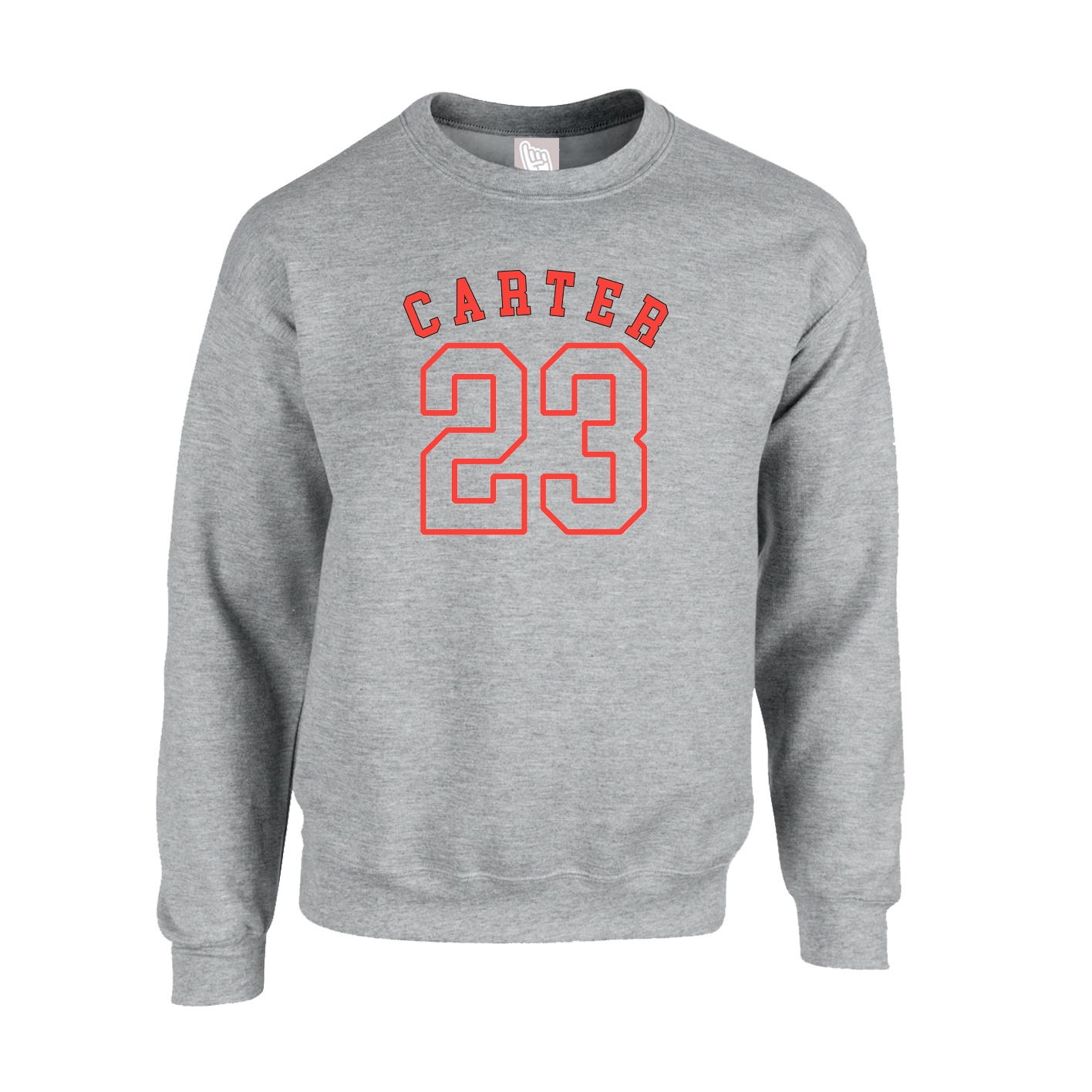 Fleece Crew — Shirsey Arch in Grey